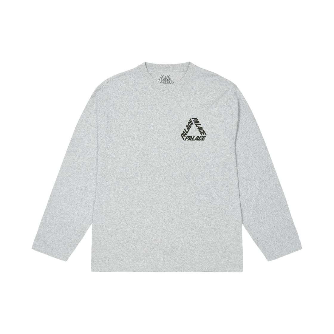 Palace P3 Long Sleeve Grey Marl - 24FW 상세 이미지 2