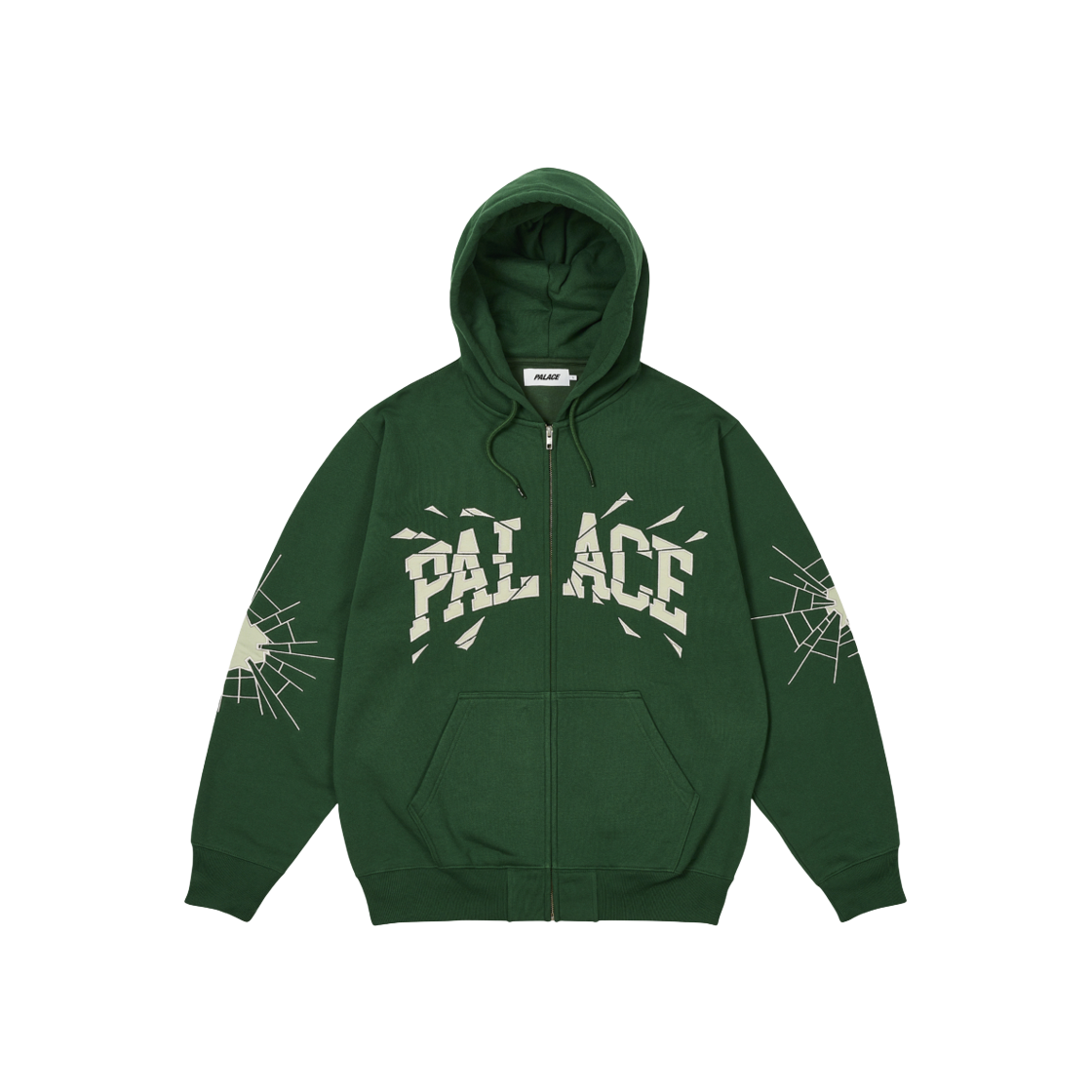 Palace Shatter Zip Hood Racey Green - 24FW 상세 이미지 1