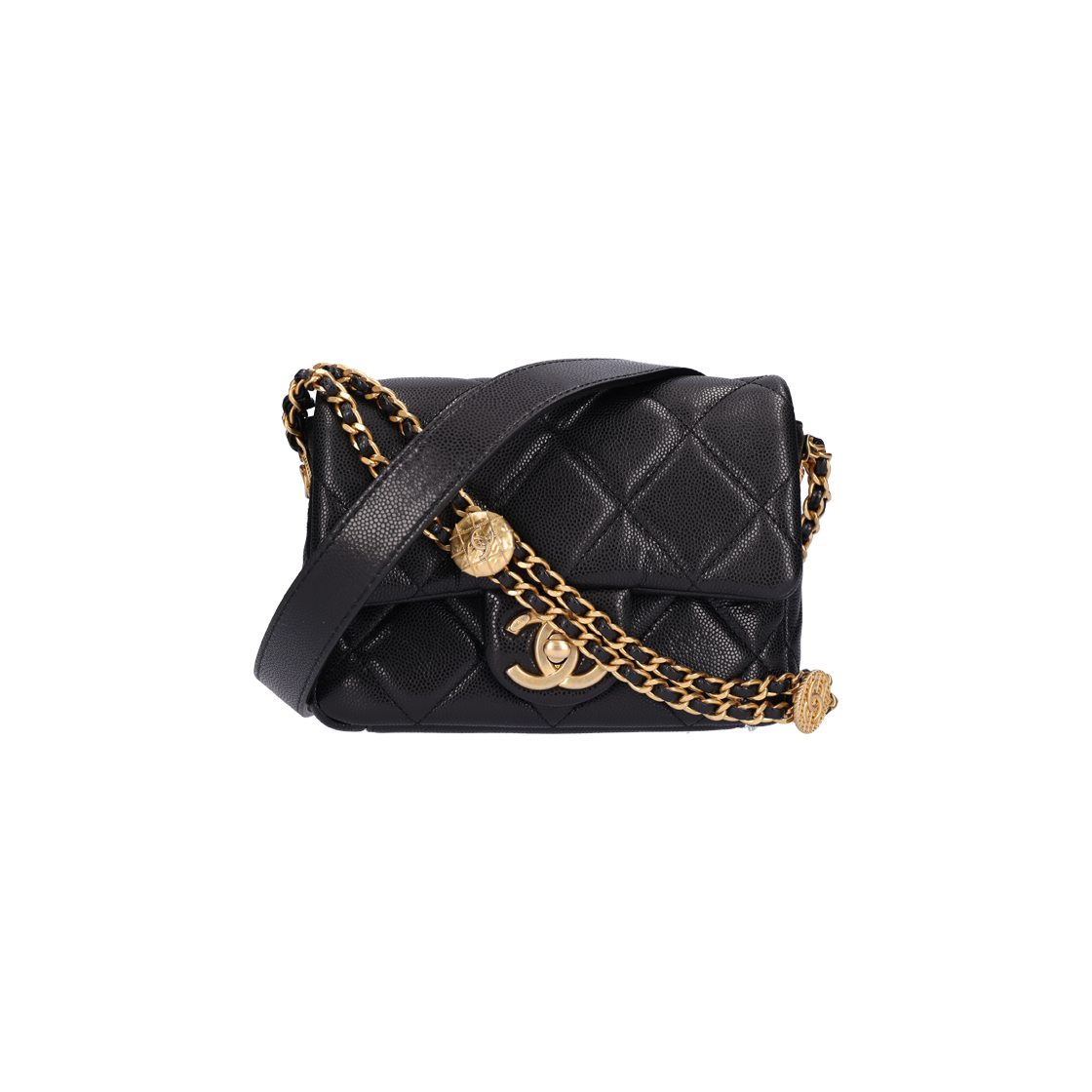 Chanel Seasonal Mini Flap Bag Black 상세 이미지 1