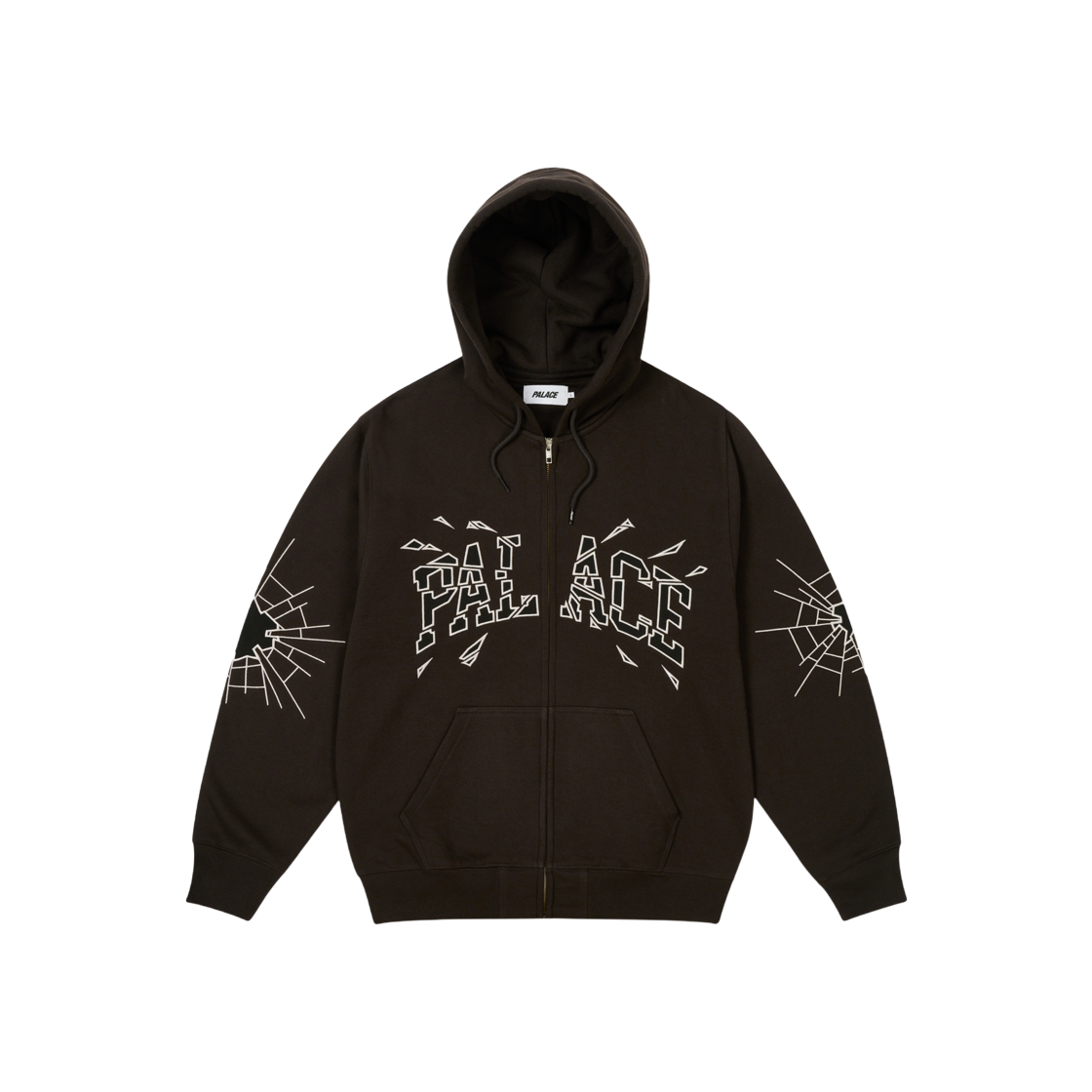 Palace Shatter Zip Hood Black - 24FW 상세 이미지 1