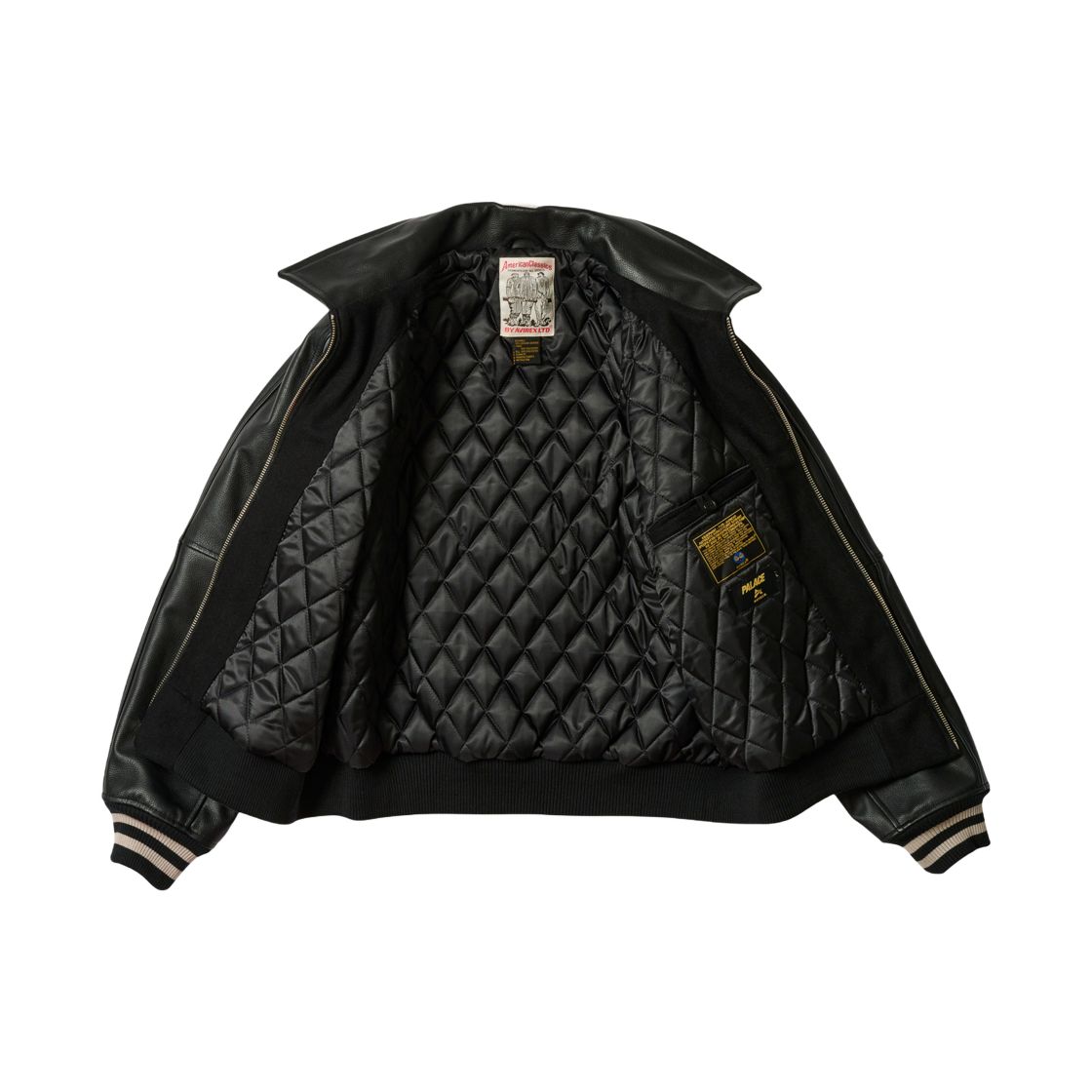 Palace x Avirex Jacket Black - 24FW 상세 이미지 2