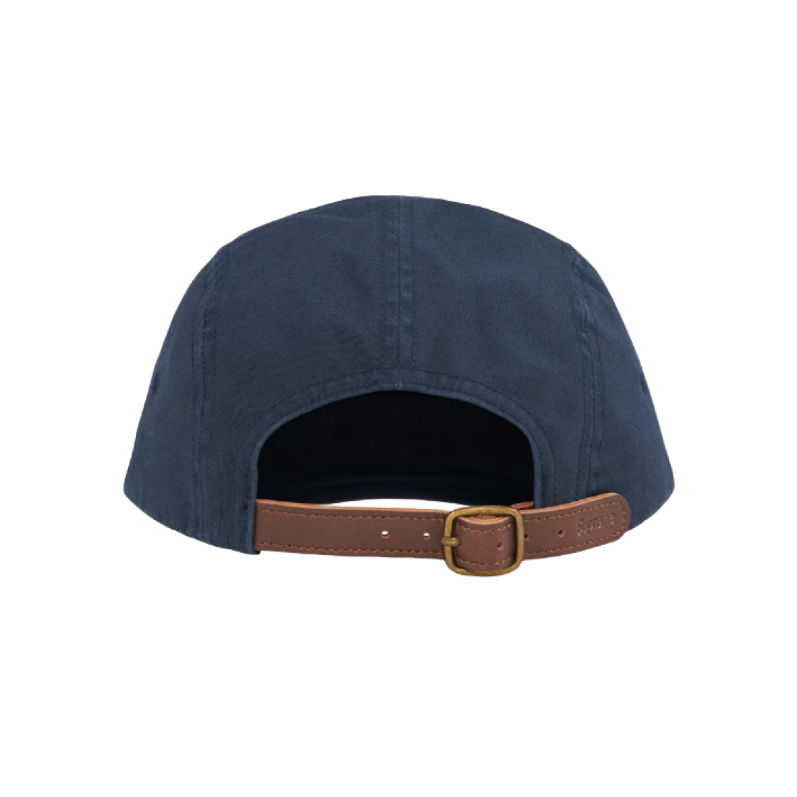 Supreme Washed Chino Twill Camp Cap Navy - 24FW 상세 이미지 2