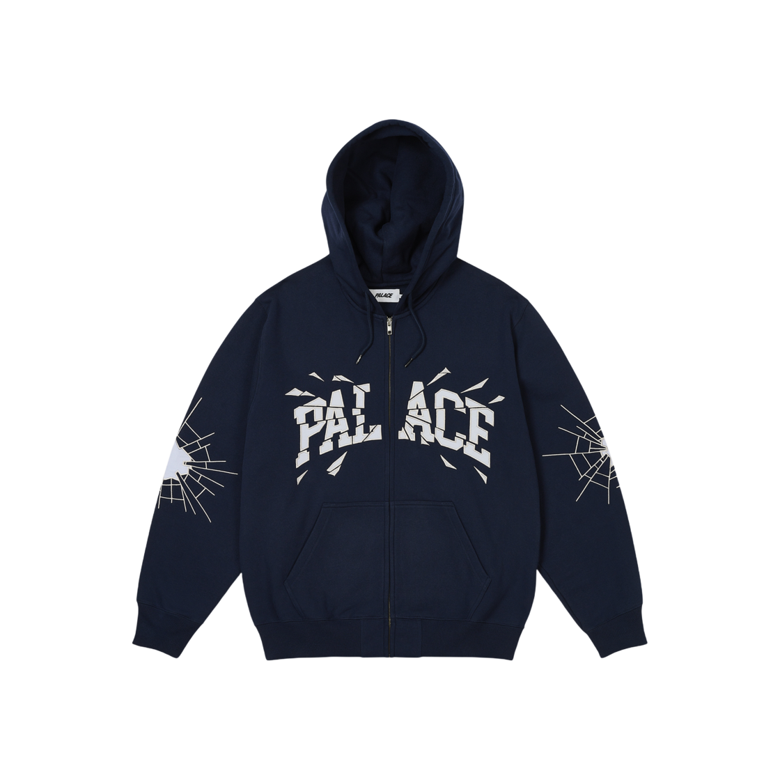 Palace Shatter Zip Hood Navy - 24FW 상세 이미지 1