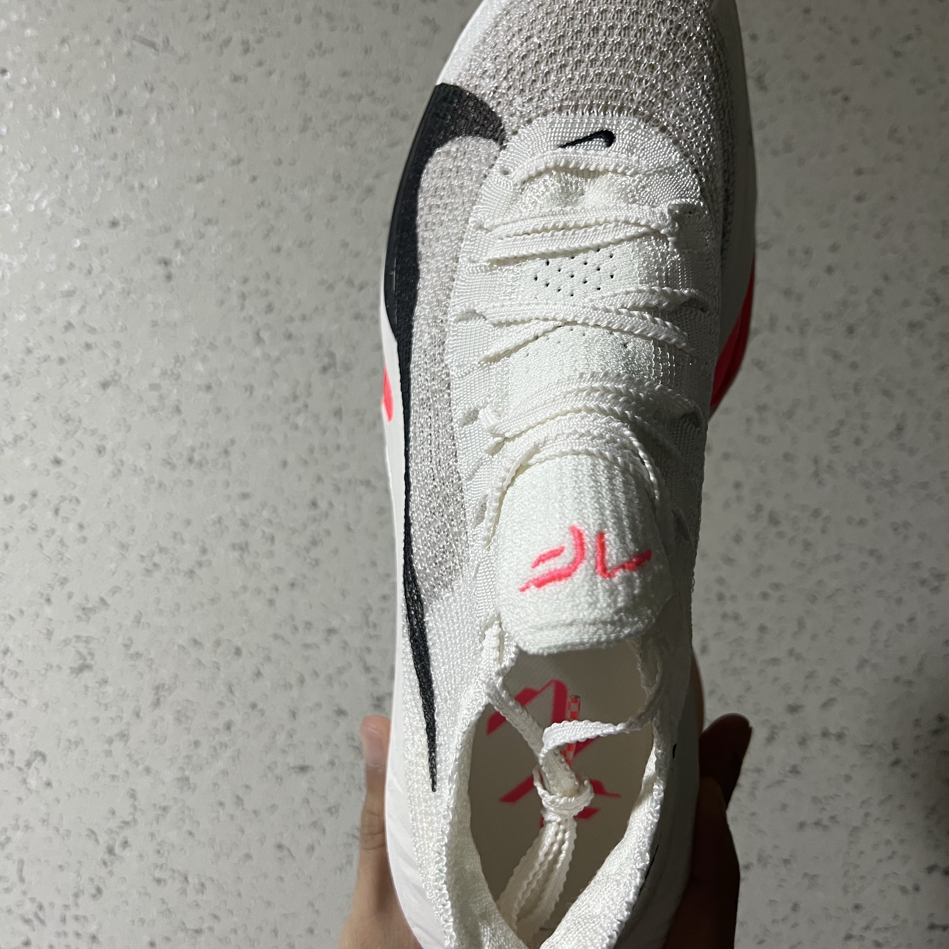 Nike Air Zoom Alphafly Next% 3 Sail Black 착용 스타일 - 5