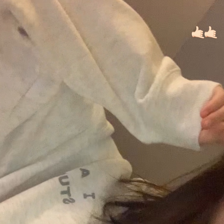 IAB Studio Hoodie Light Gray 착용 스타일