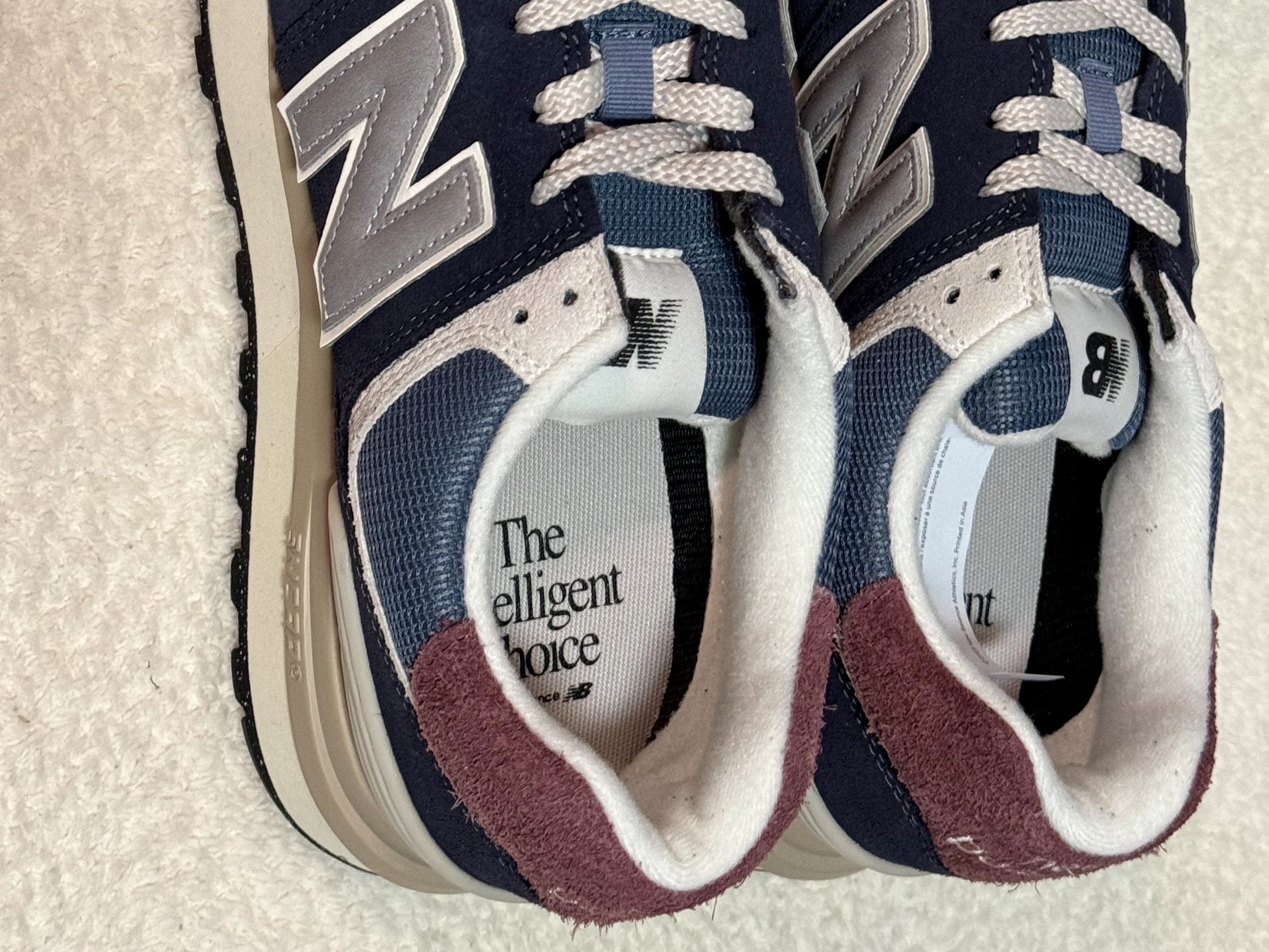 New Balance 574 Legacy Grey Navy 착용 스타일 - 3