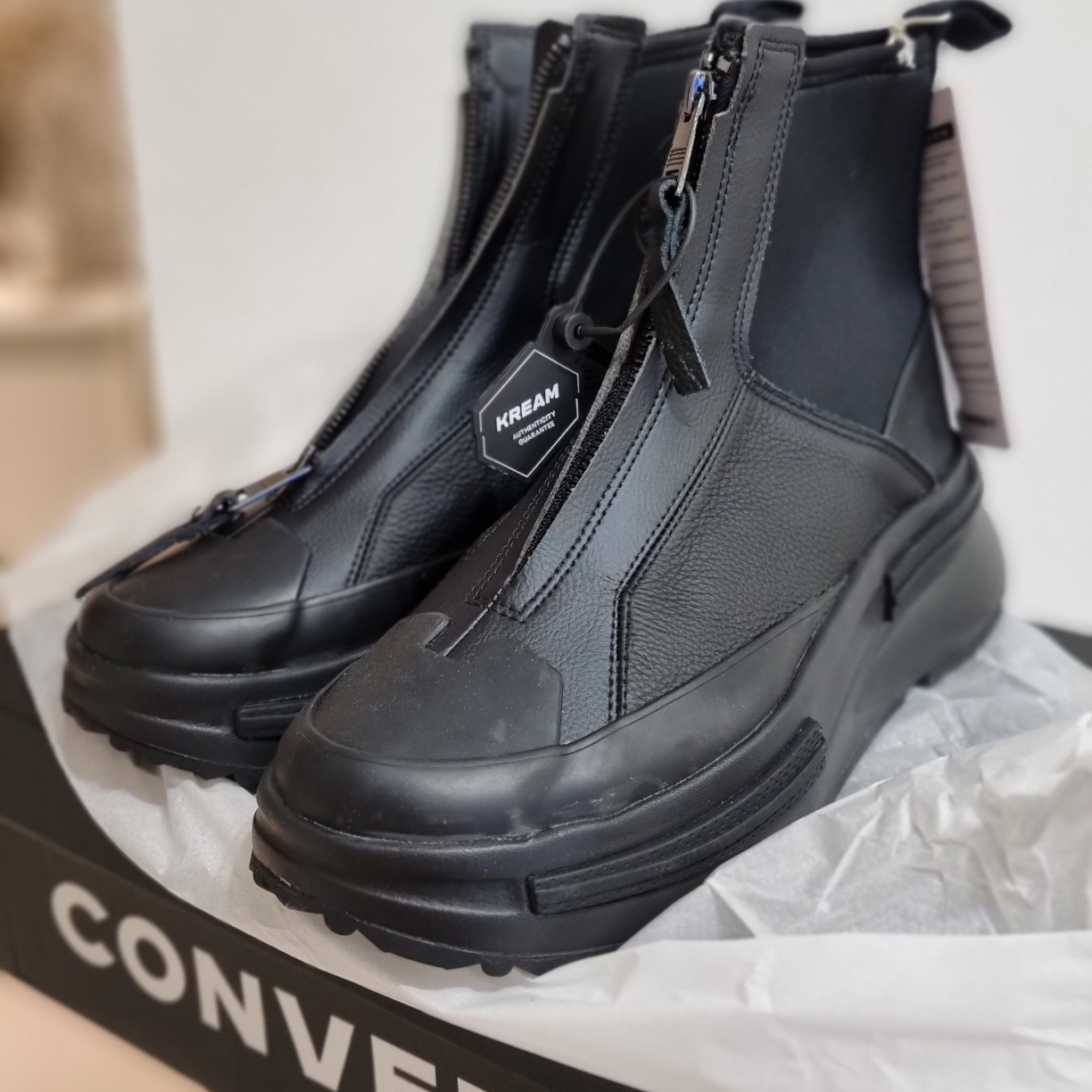 Converse Run Star Legacy Chelsea CX Hi Black 착용 스타일 - 3