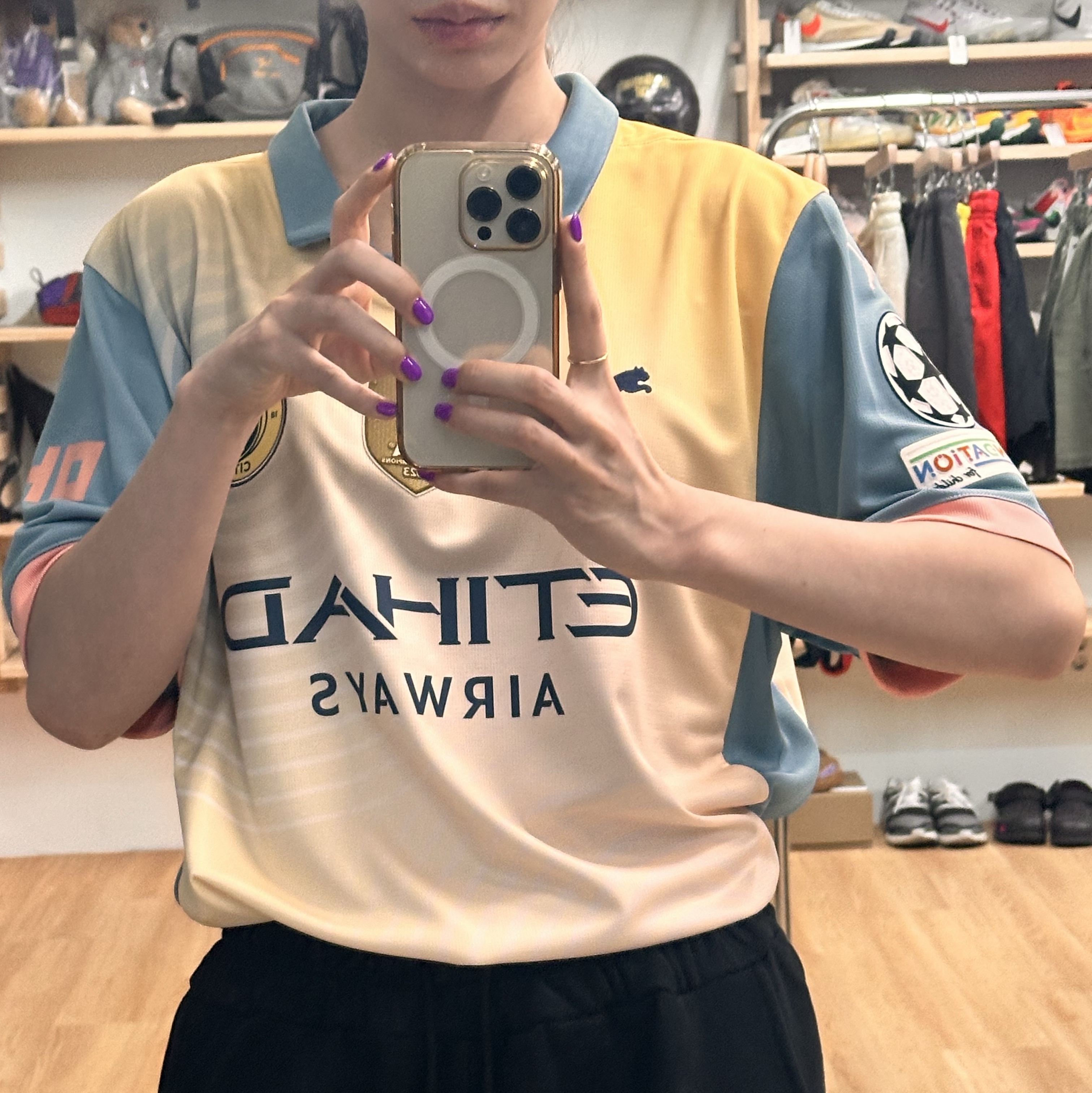 Puma Manchester City 2024/25 4th Jersey Rosebay Bold Blue (Non Marking Ver.) 착용 스타일 - 1