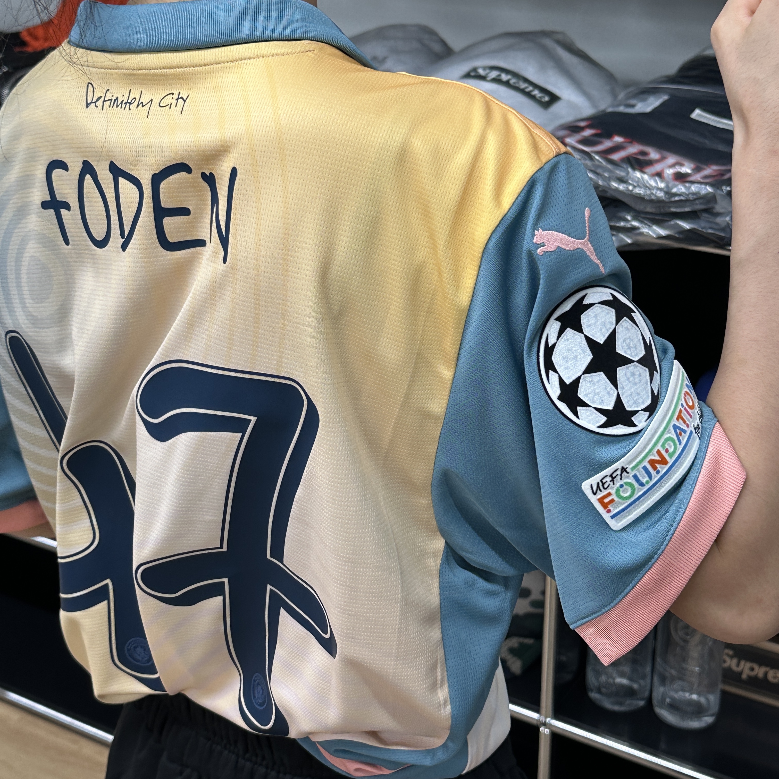 Puma Manchester City 2024/25 4th Jersey Rosebay Bold Blue (Non Marking Ver.) 착용 스타일 - 4