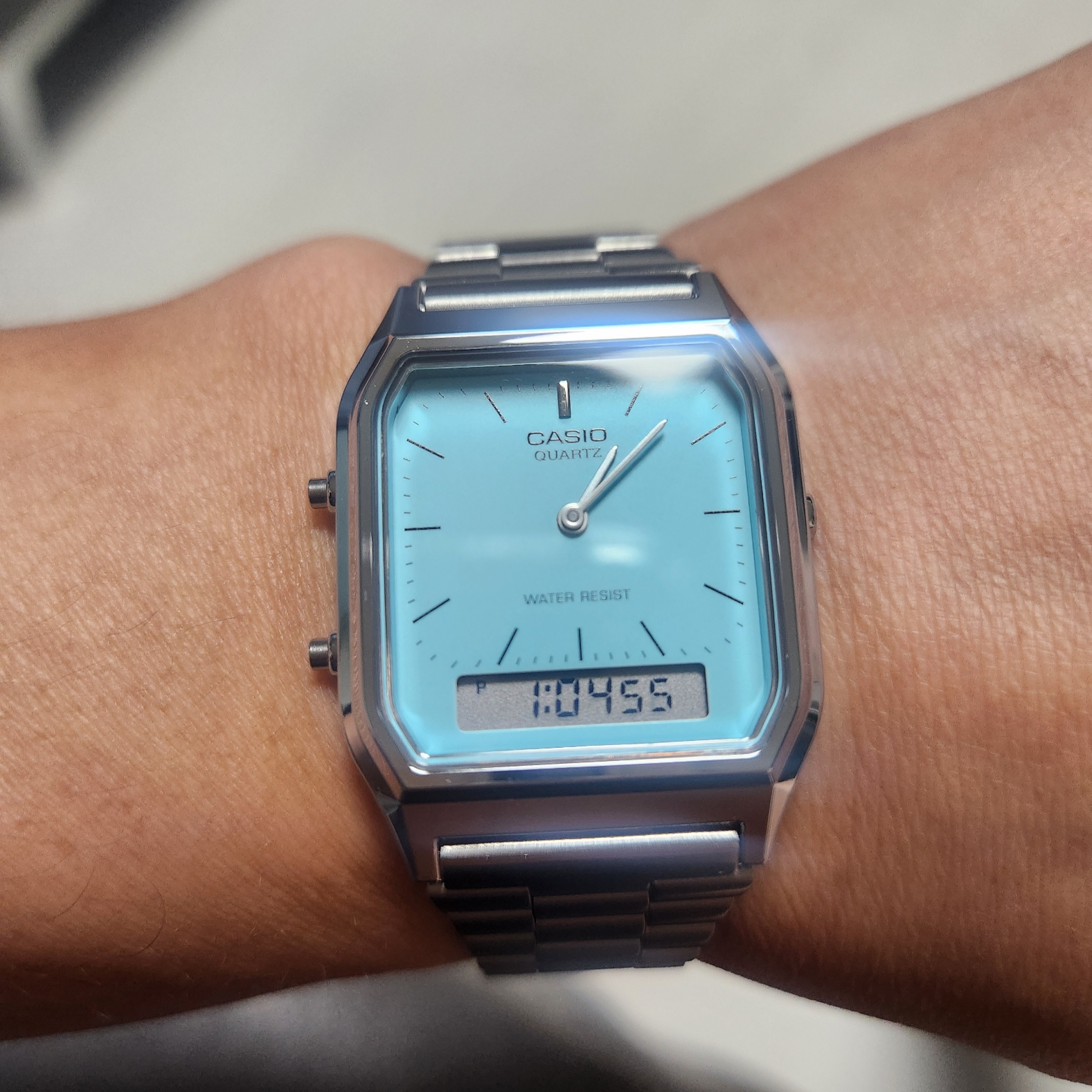 Casio AQ-230A-2A2MQY 착용 스타일