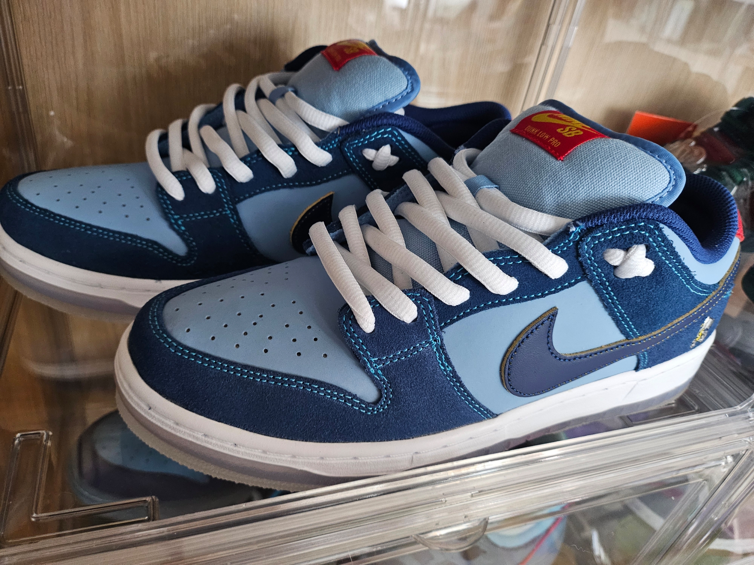 Nike x Why So Sad? SB Dunk Low Pro Coastal Blue 착용 스타일
