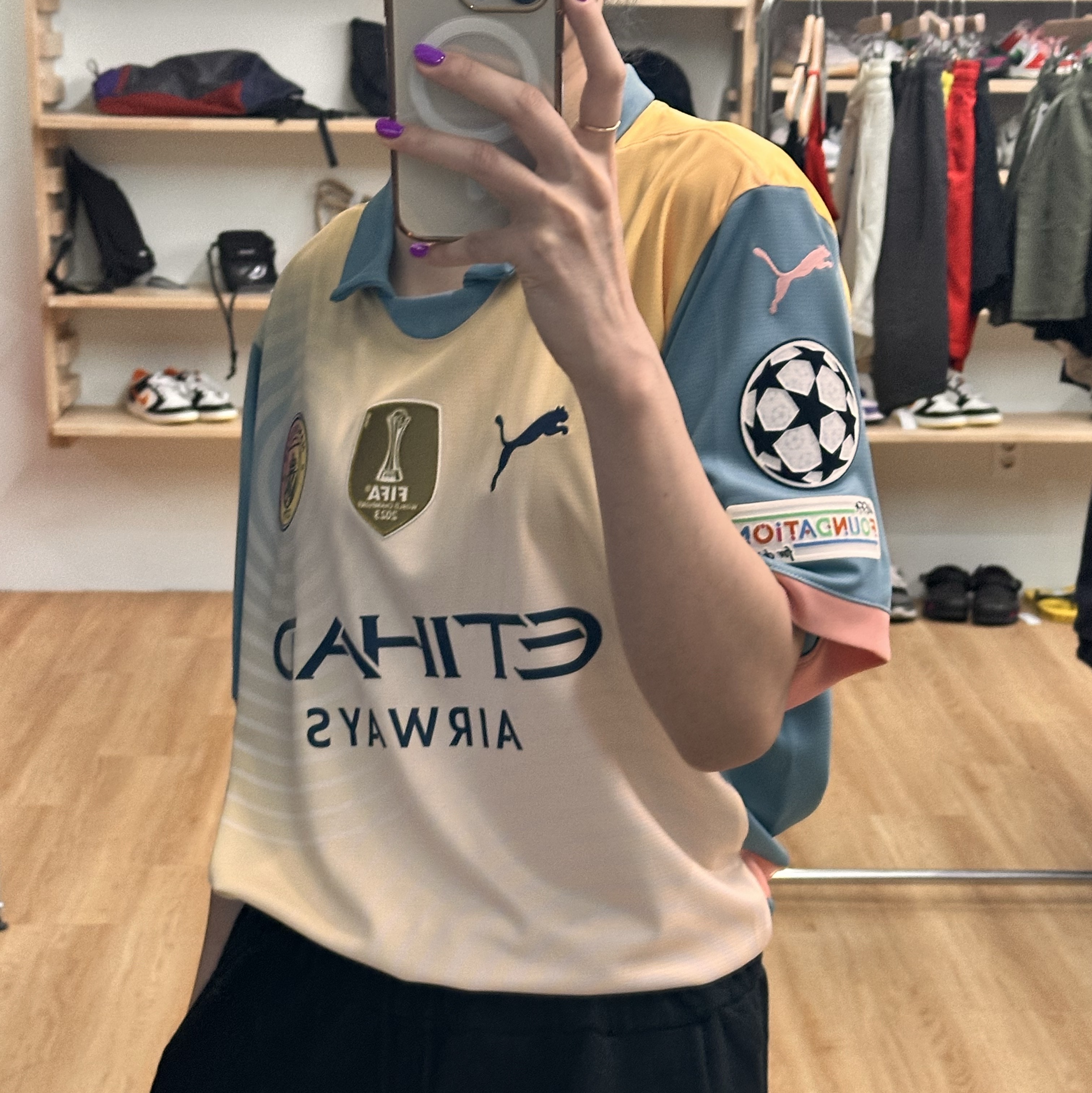 Puma Manchester City 2024/25 4th Jersey Rosebay Bold Blue (Non Marking Ver.) 착용 스타일 - 2