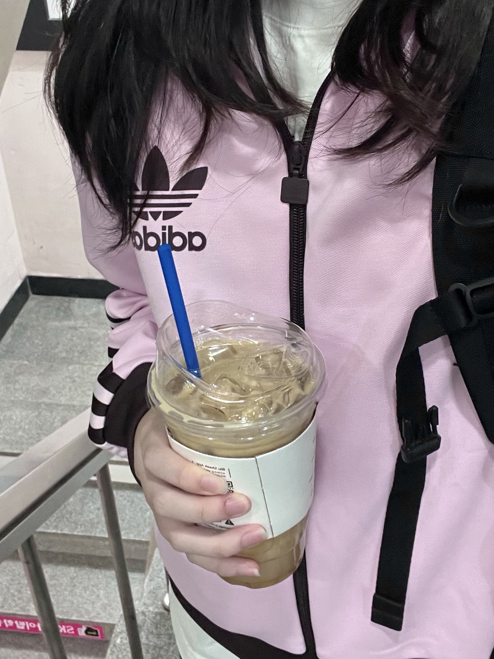 (W) Adidas Originals Beckenbauer Track Jacket Clear Pink - KR Sizing 착용 스타일