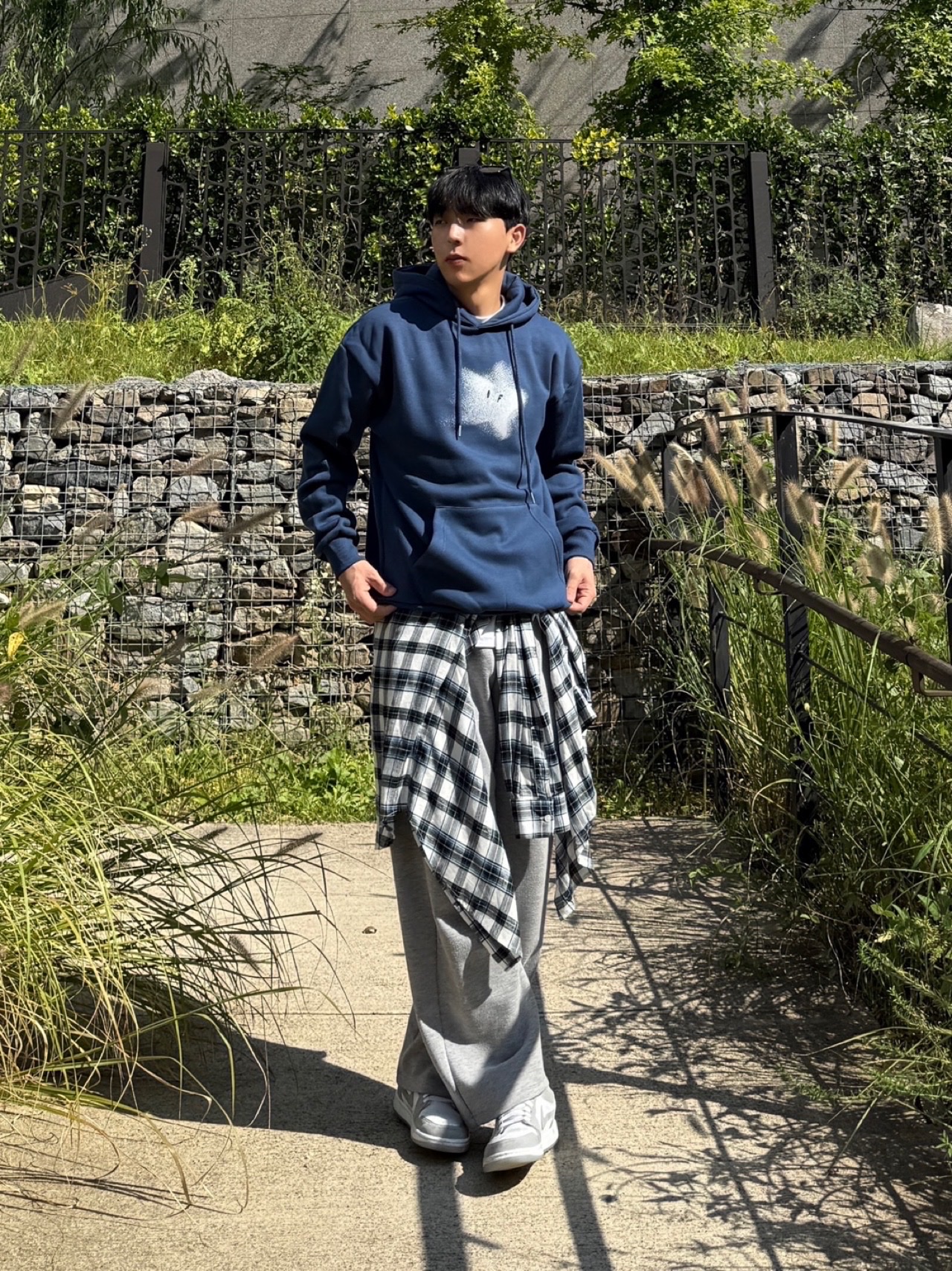 (W) Jordan 1 Low White Wolf Grey 착용 스타일 - 2