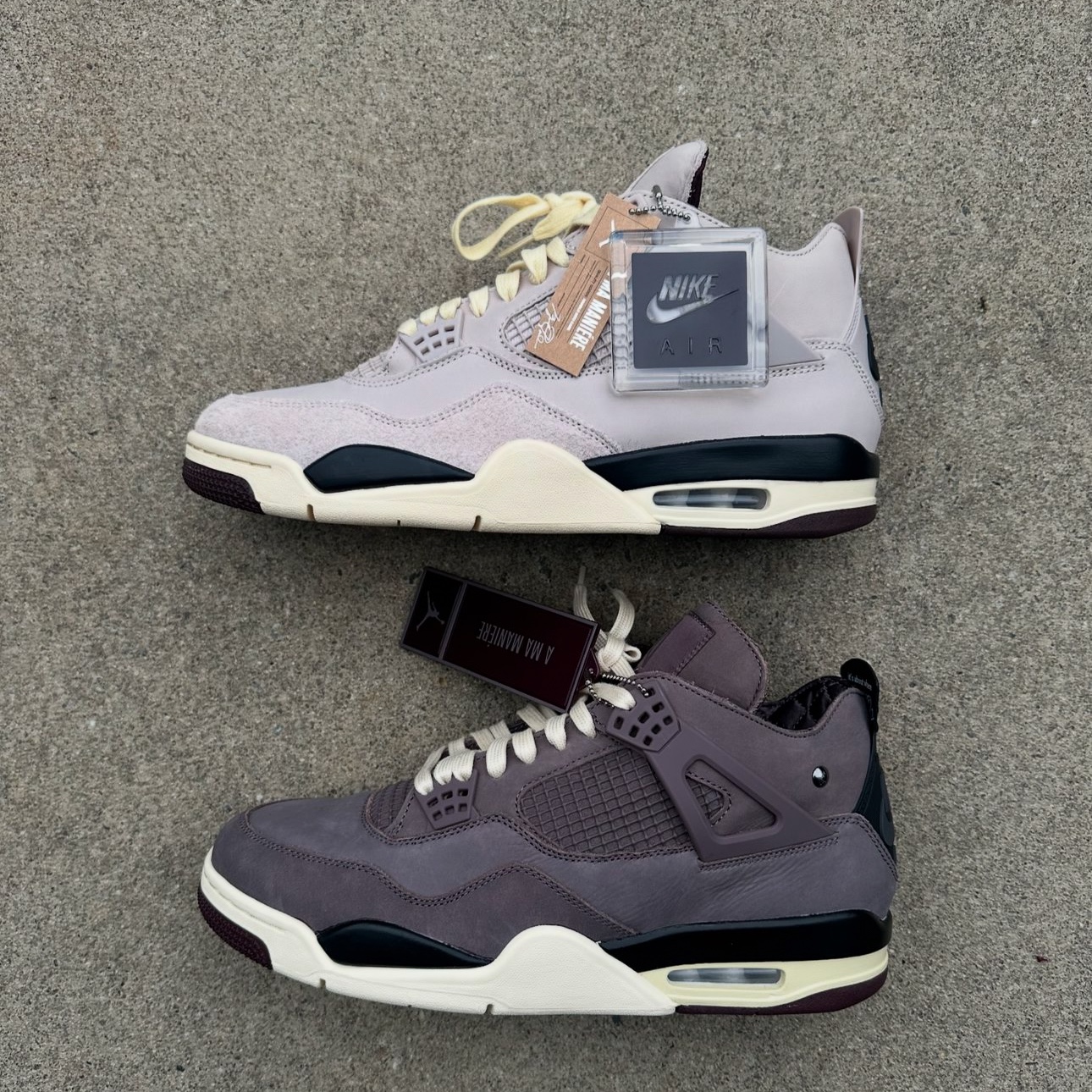 (W) Jordan 4 x A Ma Maniere Retro OG SP W.Y.W.S. 착용 스타일 - 3
