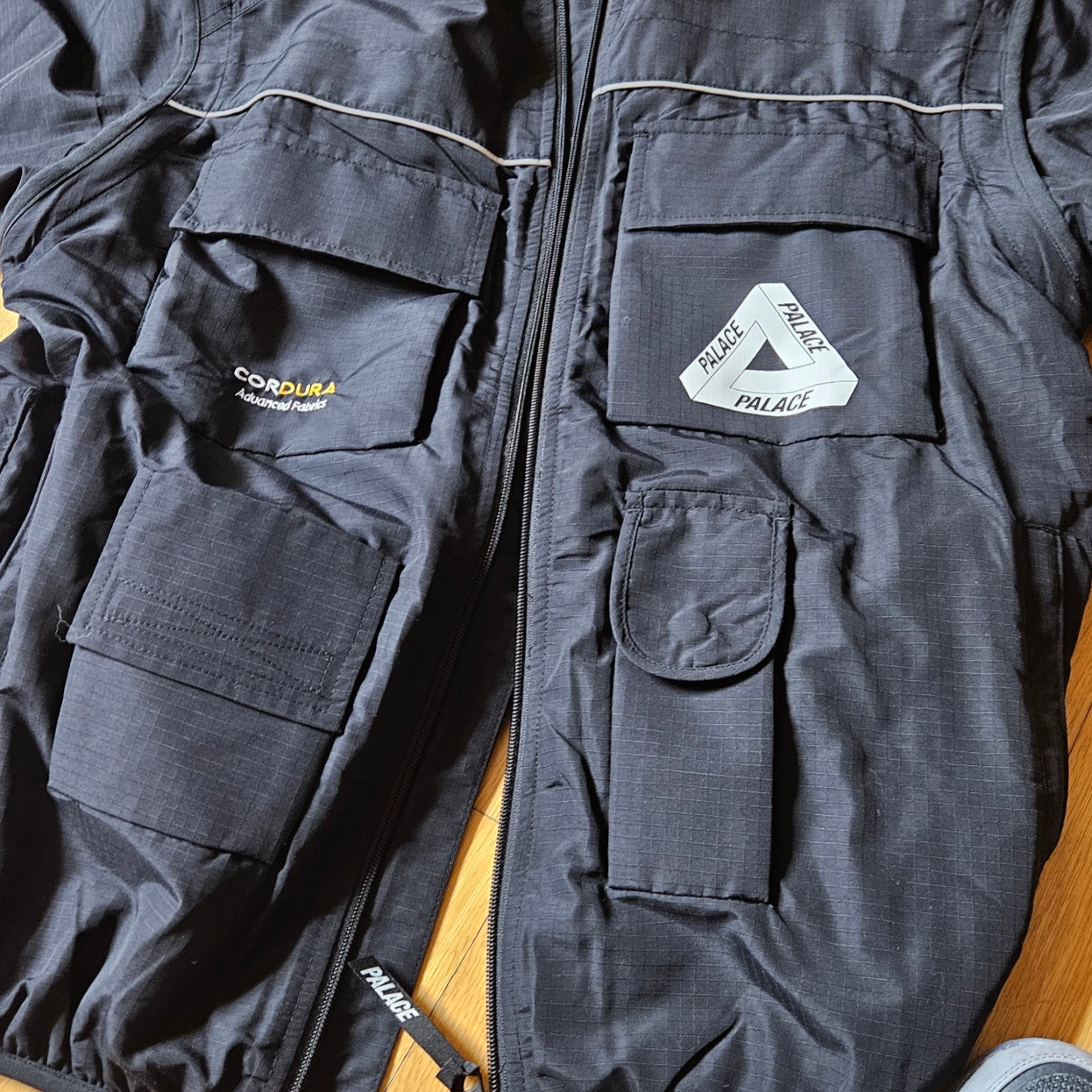 Palace Cordura RS Zip Off Jacket Black - 22FW 착용 스타일