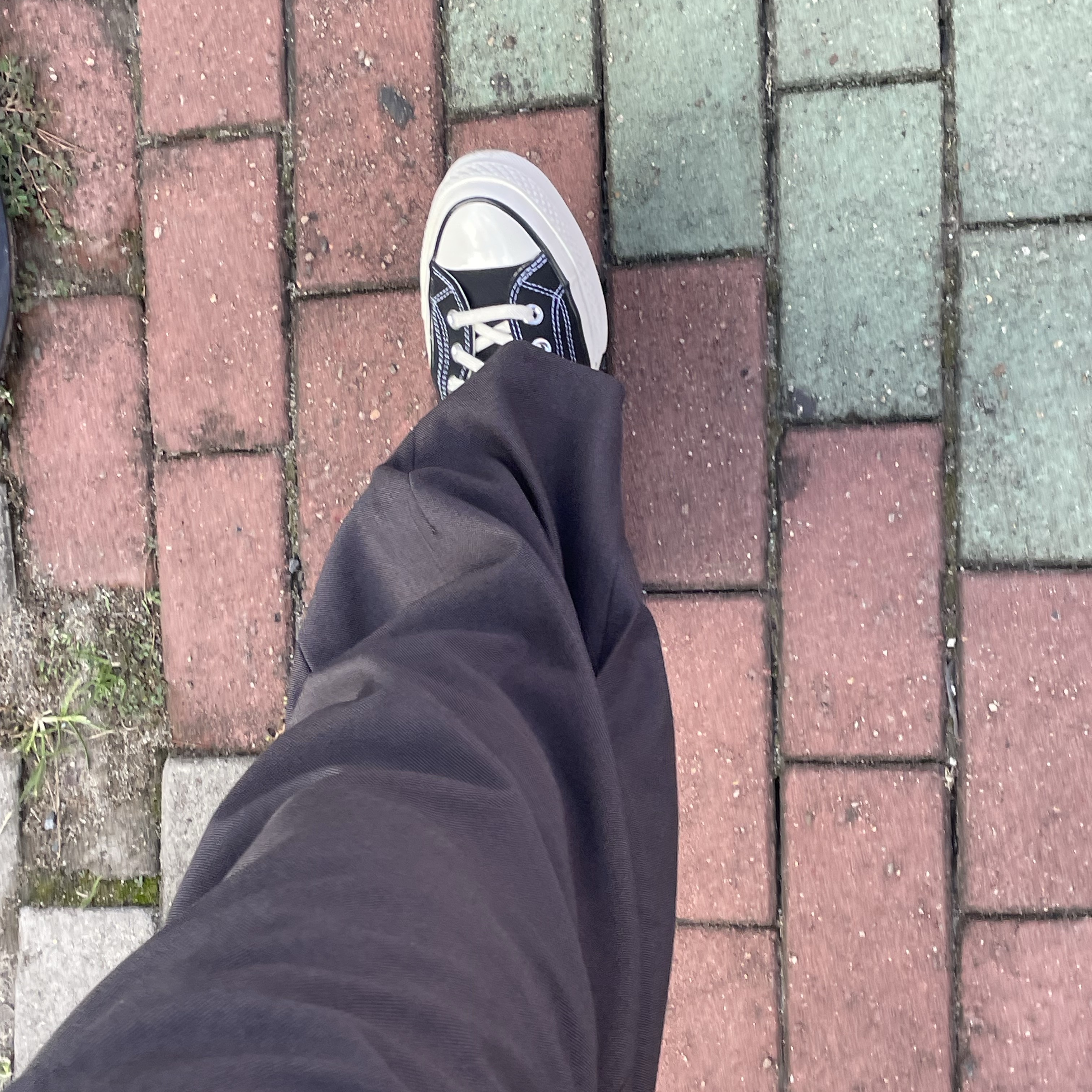 Converse Chuck 70 Ox Black - Standard 착용 스타일