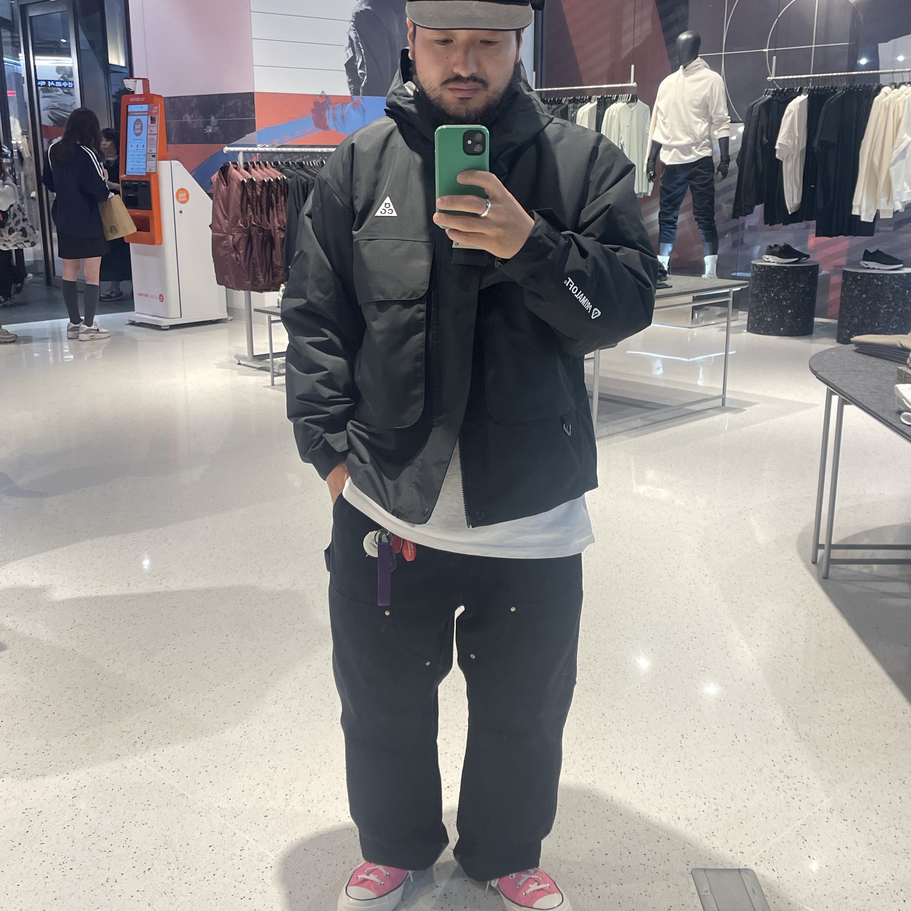 Nike ACG Therma-Fit ADV Rope De Dope Jacket Black - Asia 착용 스타일