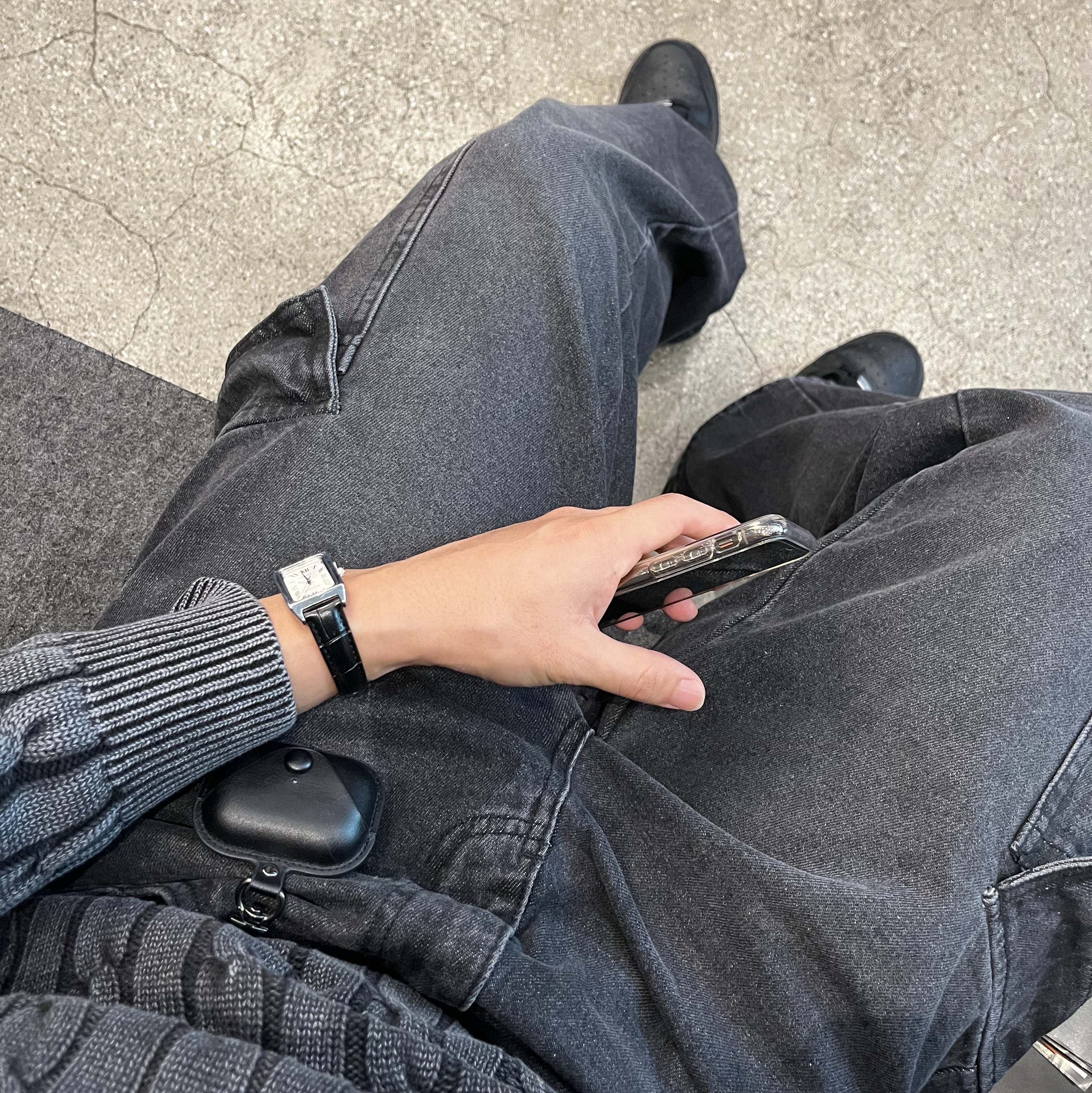 Casio LTP-V007L-7B1, Martine Rose Sports Cap Black - 24FW 착용 스타일 - 3