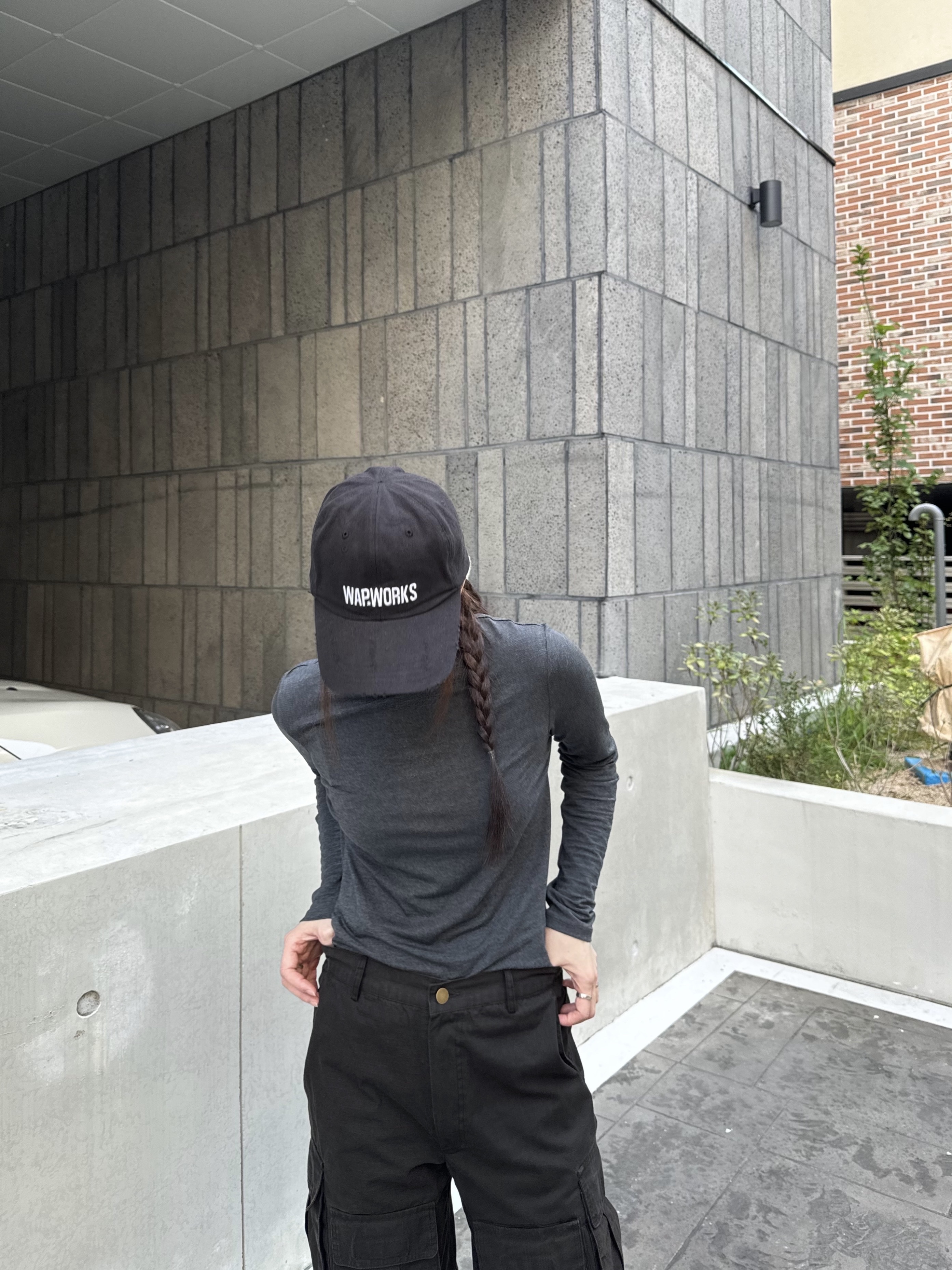 Undermycar Chiva Vintage Coating Multi Cargo Pants Mulch - 23SS, Salomon ACS Pro ADV Triple Black 착용 스타일 - 4