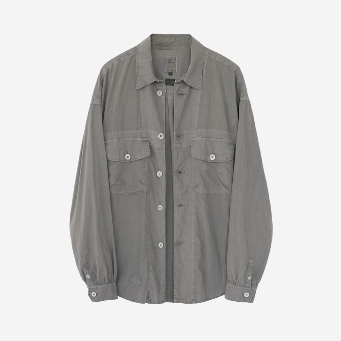 Polyteru Rugged Tenco Shirt (Tenco Shirket) Dyed Gray - 24FW 상세 이미지 1