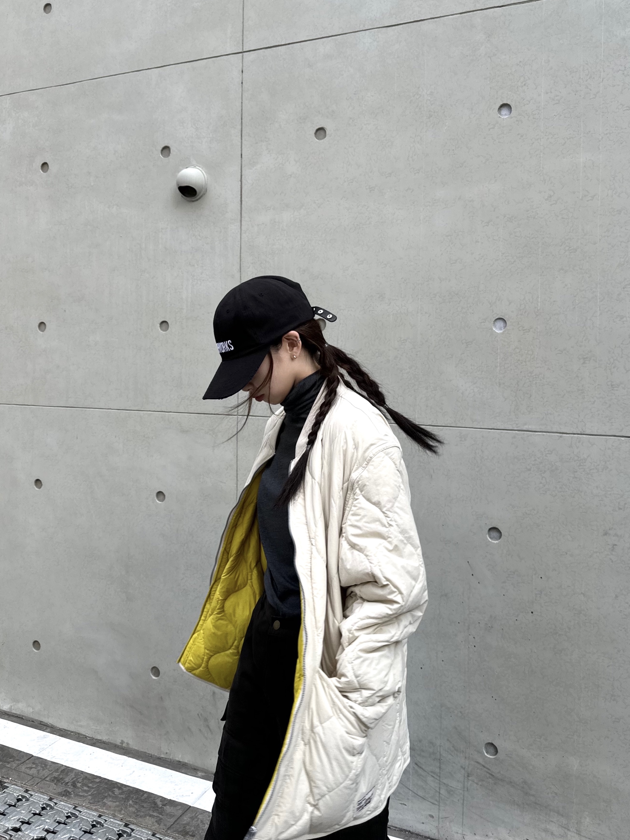 Undermycar Chiva Vintage Coating Multi Cargo Pants Mulch - 23SS, Salomon ACS Pro ADV Triple Black 착용 스타일 - 2