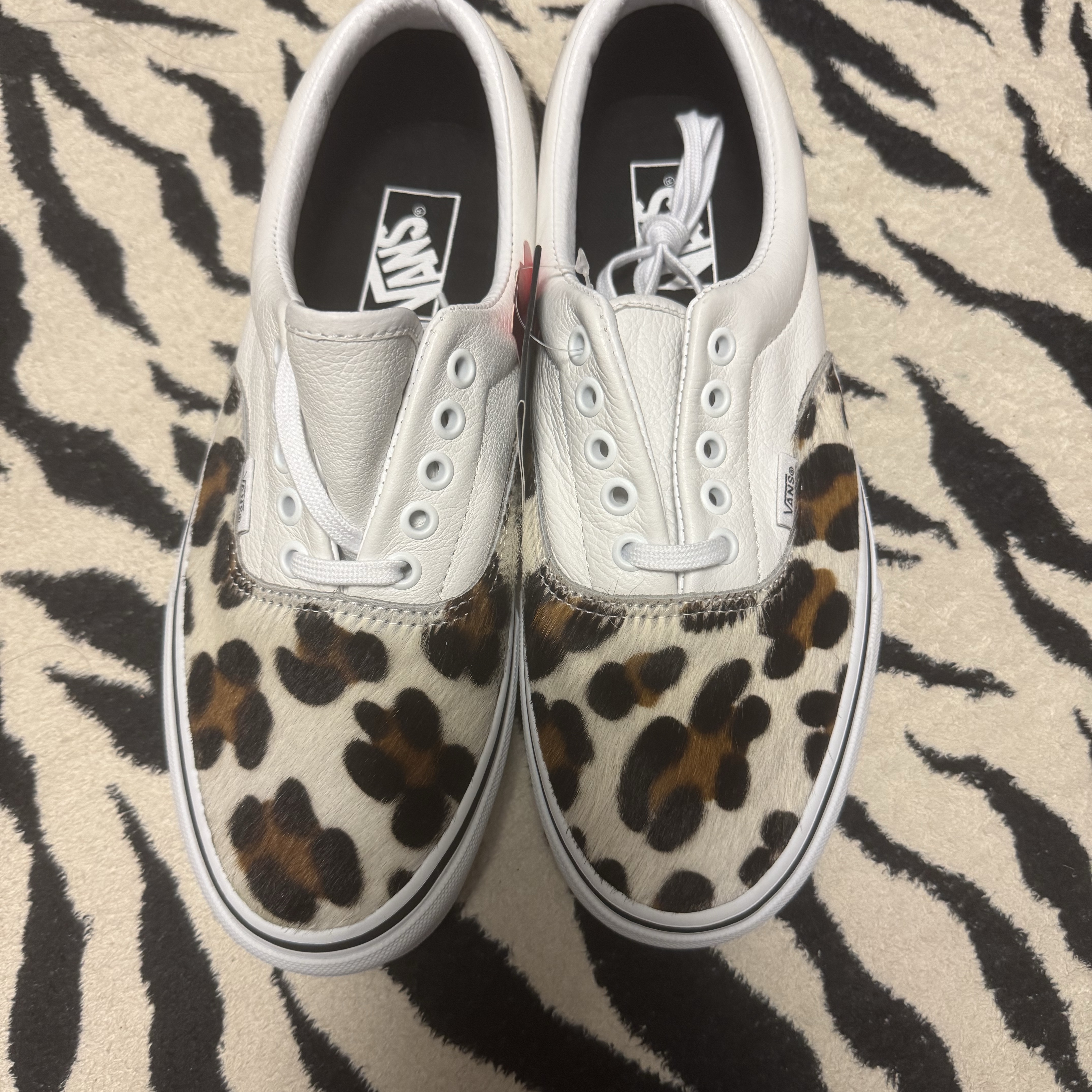 Vans Era Leopard True White 착용 스타일