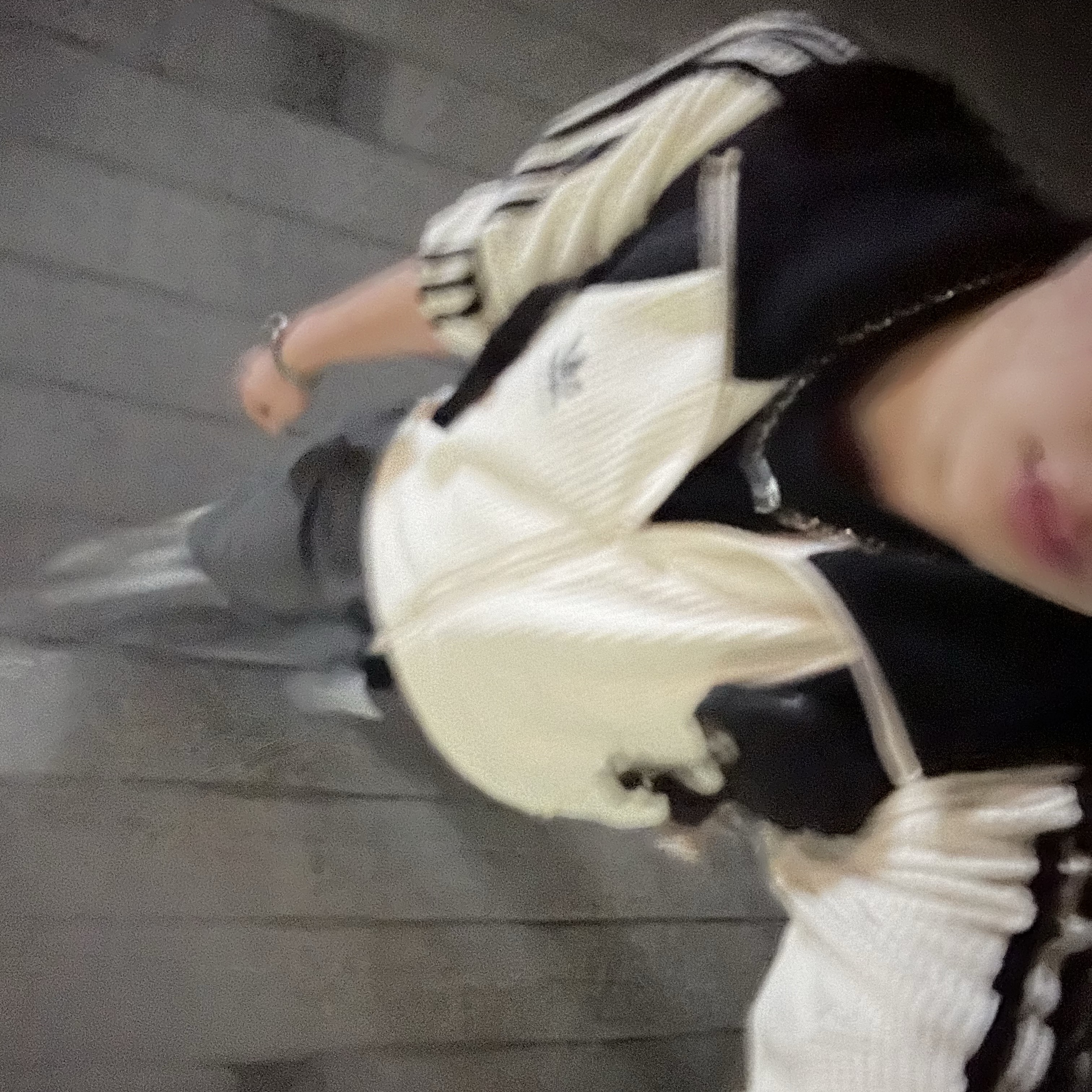 Adidas Waffle Beckenbauer Track Top Wonder White - KR Sizing 착용 스타일