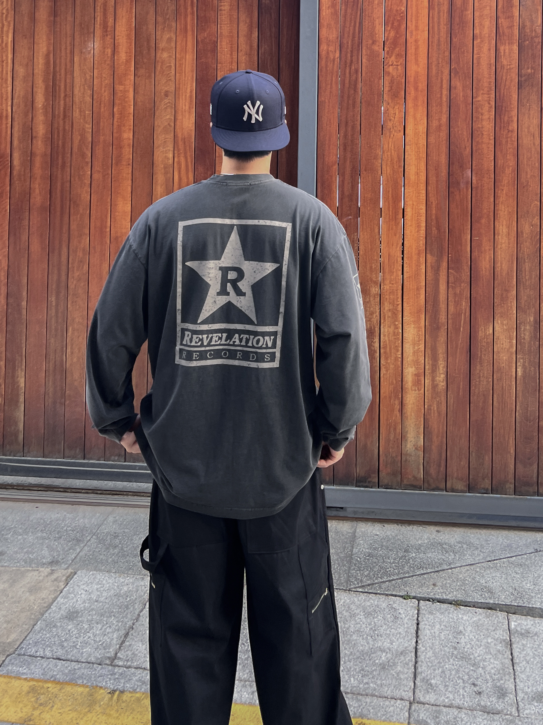 Thisisneverthat x New Era x MLB New York Yankees 59Fifty Classic Navy, Adidas Superstar Core Black White 착용 스타일 - 4