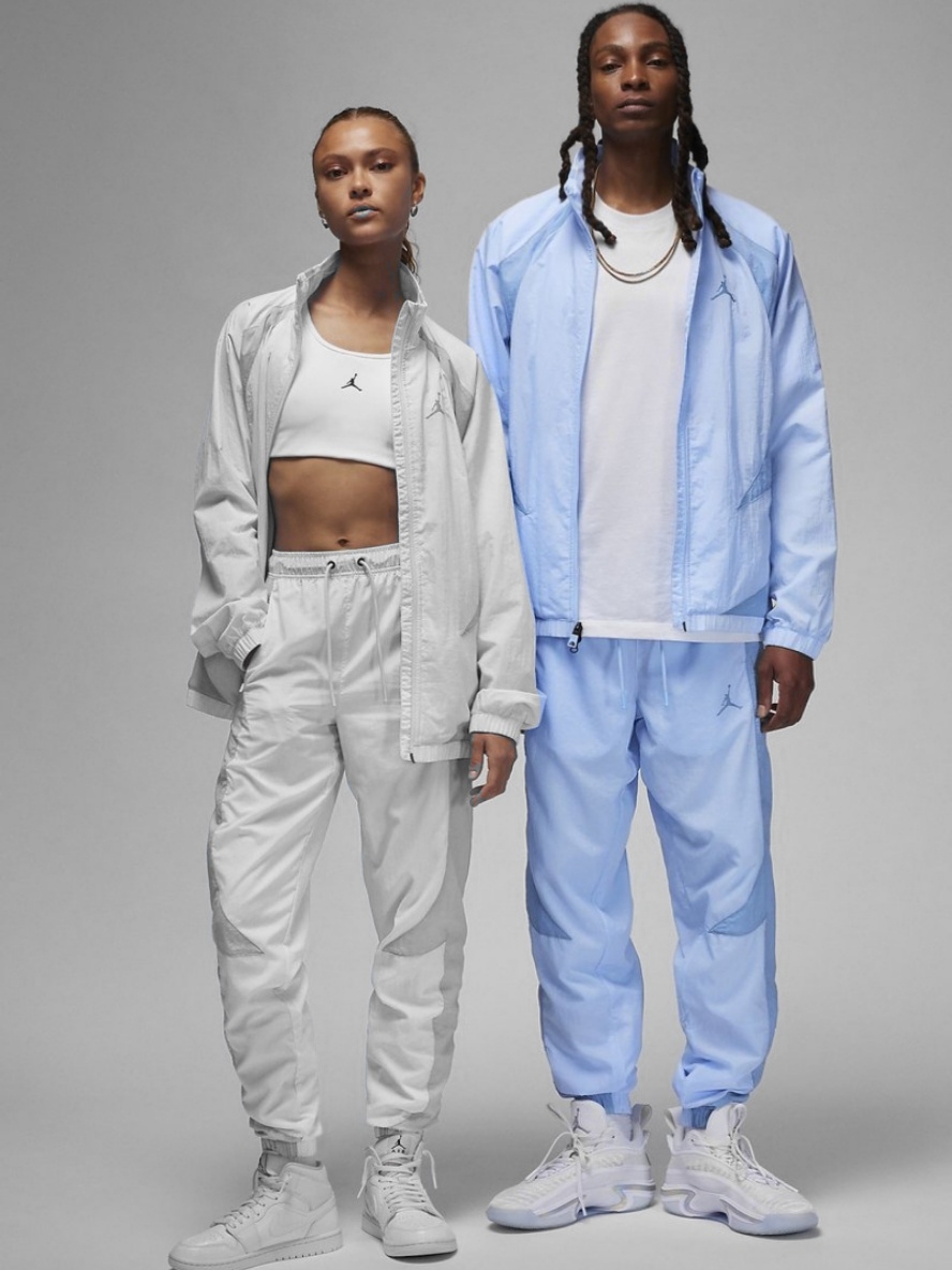 Jordan Sport Jam Warm Up Jacket Royal Tint - Asia, Jordan Sport Jam Warm Up Jacket Blue Grey - Asia 착용 스타일
