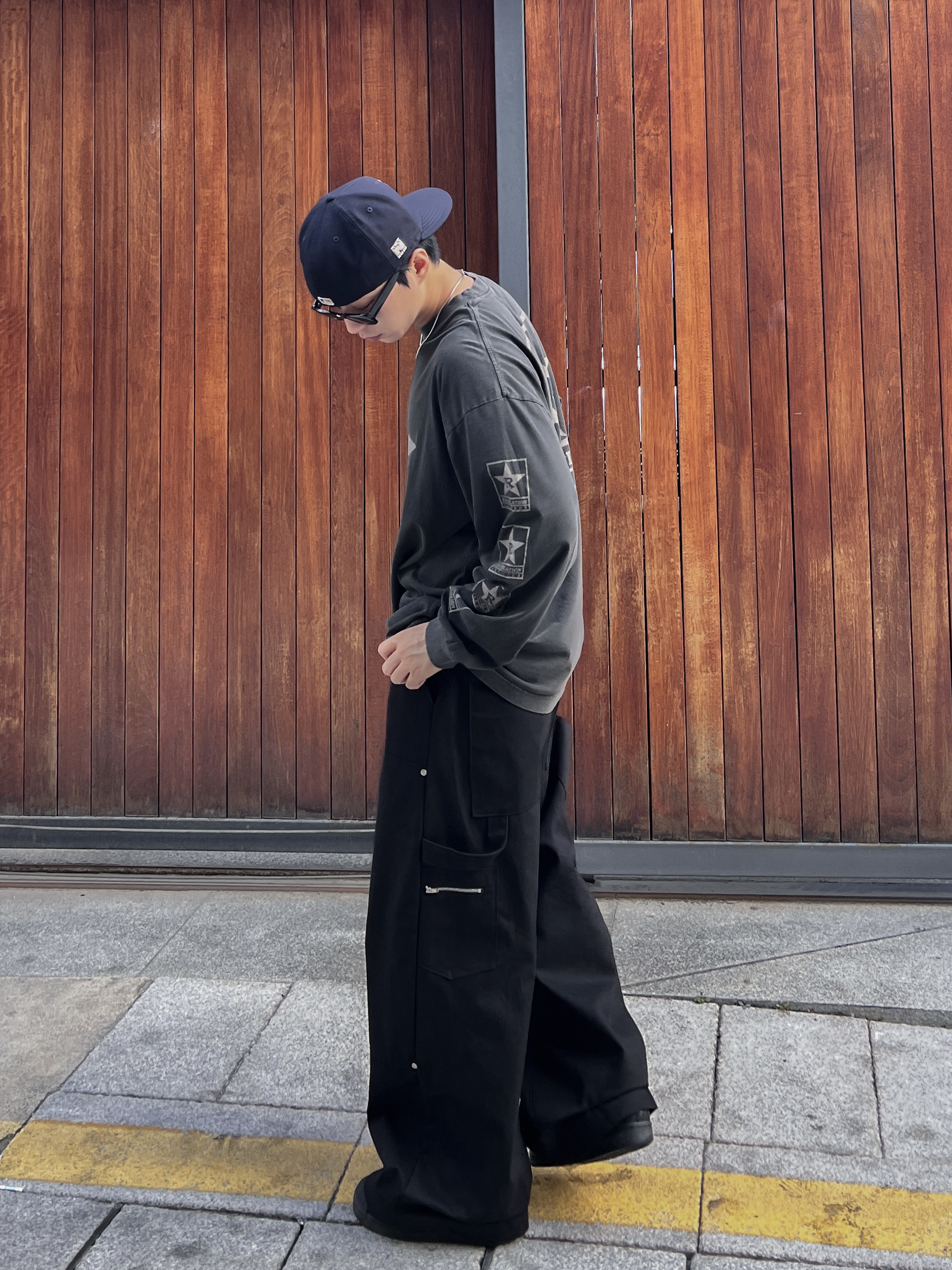 Thisisneverthat x New Era x MLB New York Yankees 59Fifty Classic Navy, Adidas Superstar Core Black White 착용 스타일 - 1