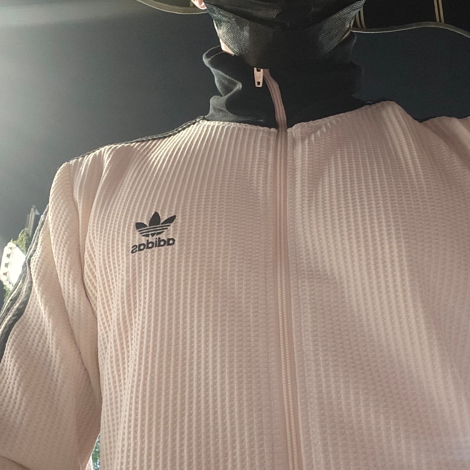 Adidas Waffle Beckenbauer Track Top Wonder White - KR Sizing 착용 스타일