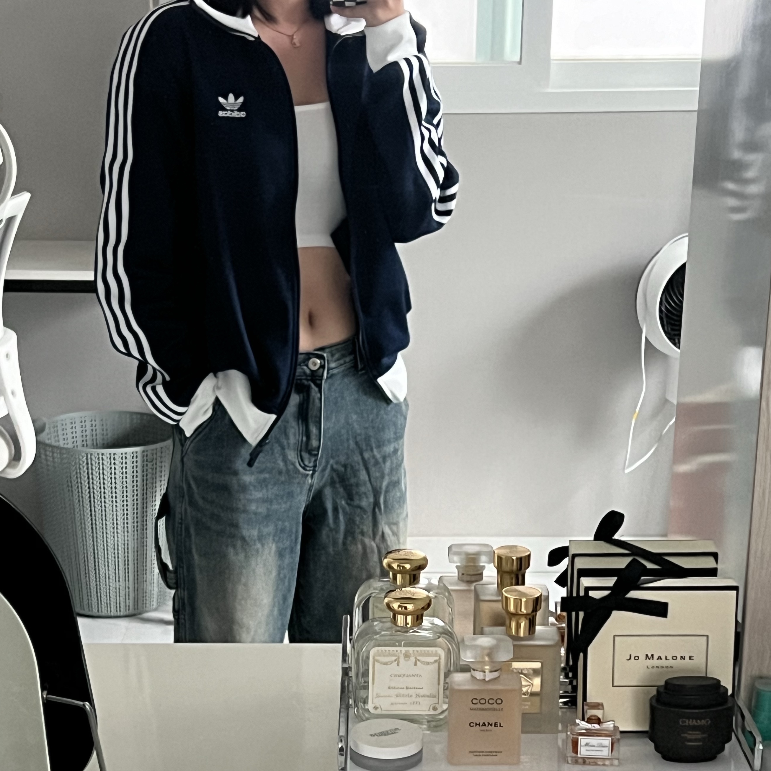 Adidas Adicolor Classic Beckenbauer Track Top Night Indigo - KR Sizing 착용 스타일