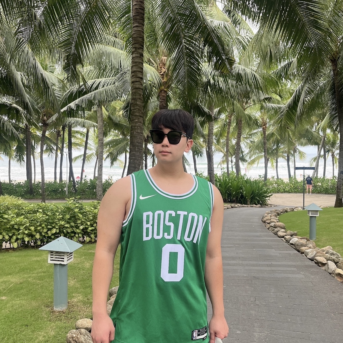 Nike Jayson Tatum Boston Celtics Icon Edition 2022/23 NBA Swingman Jersey Clover 착용 스타일