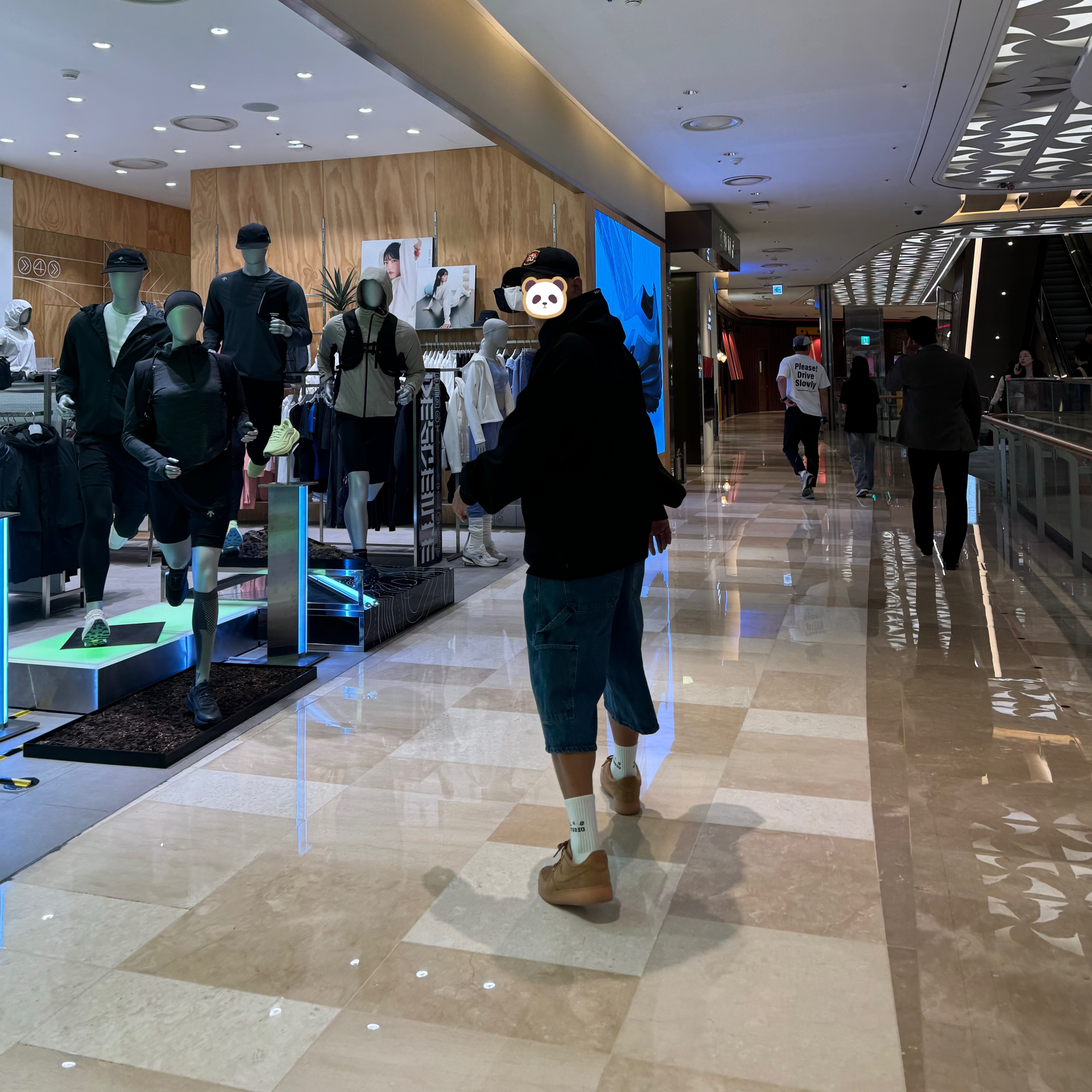 Supreme $ Hooded Sweatshirt Black - 24SS, Human Made 6 Panel Cap #4 Black 착용 스타일 - 2