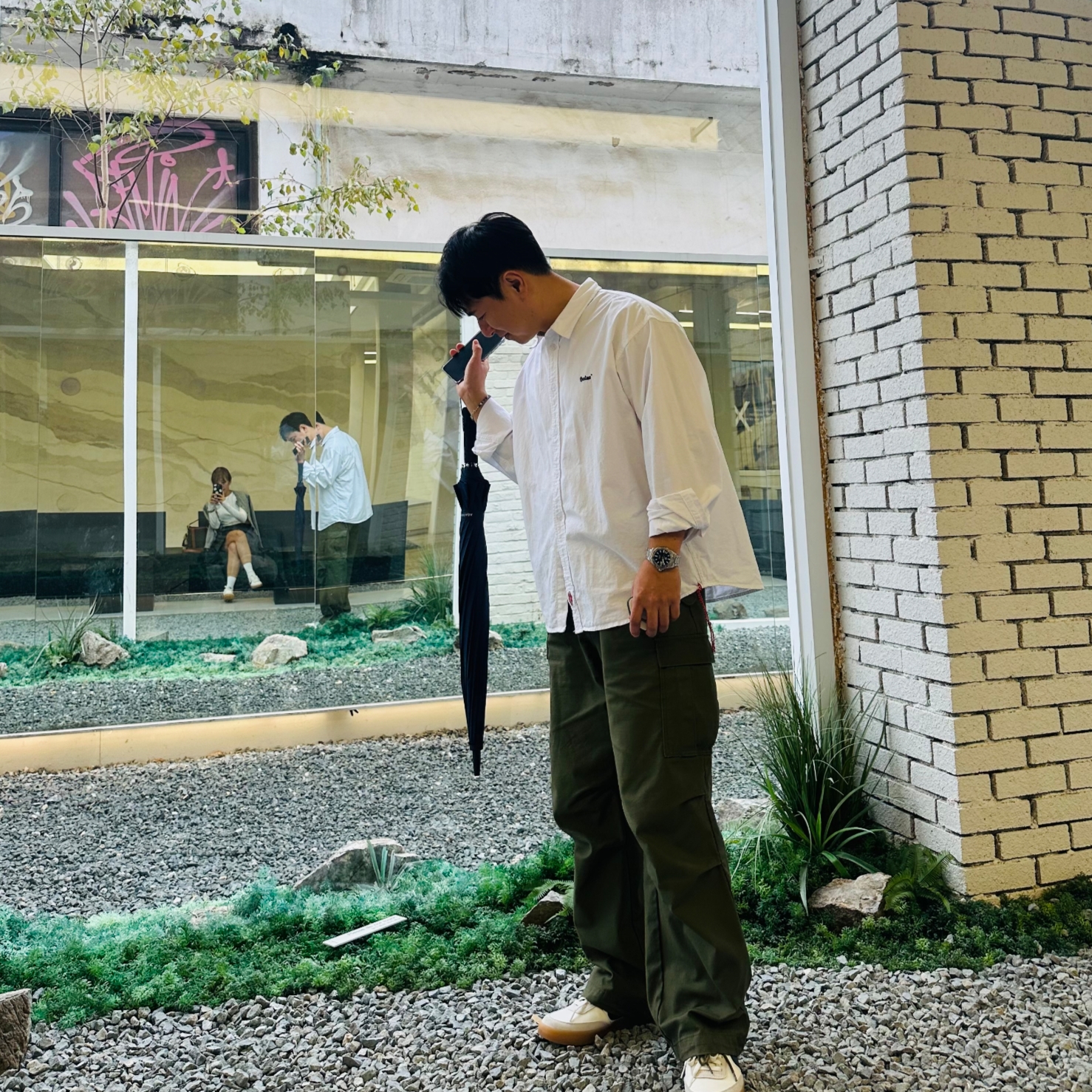 YMCL KY US M-65 Field Pants Olive, Nike x J.Crew Killshot 2 Sail Midnight Navy 착용 스타일
