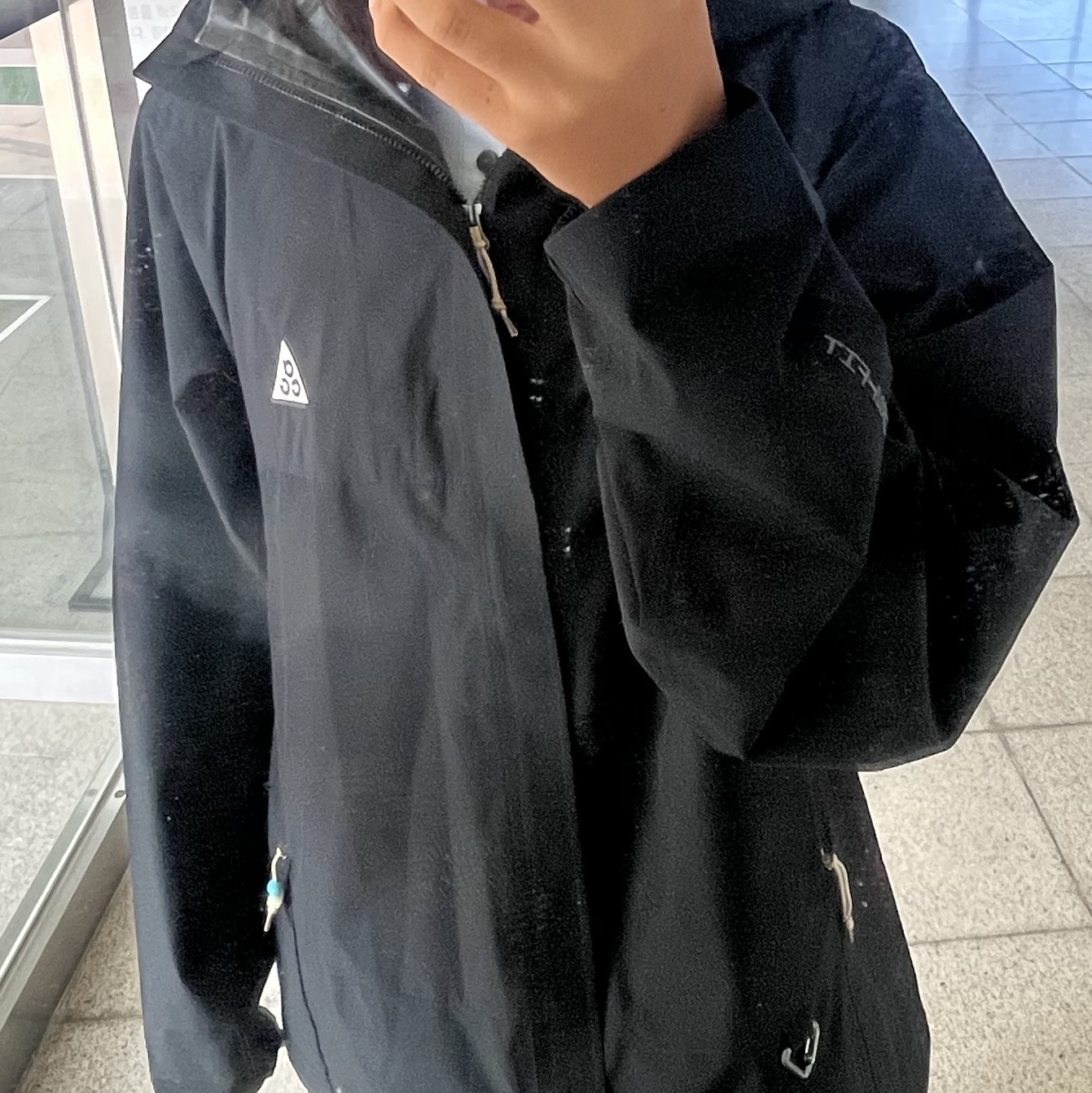 Nike ACG Storm-Fit ADV Cascade Rains Full Zip Jacket Black - Asia 착용 스타일 - 3