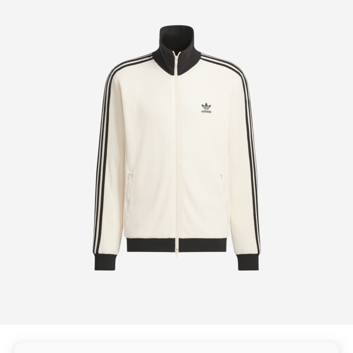 Adidas Waffle Beckenbauer Track Top Wonder White - KR Sizing 착용 스타일