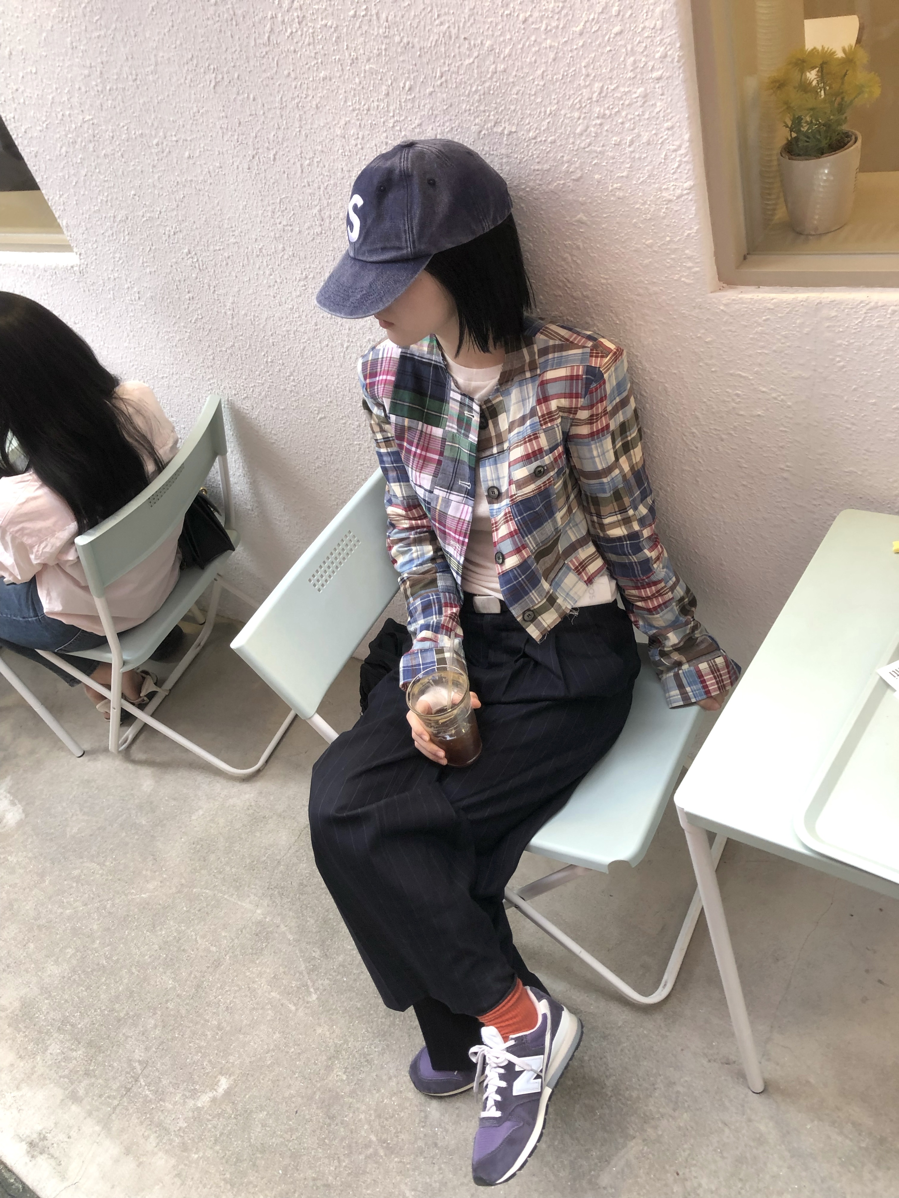 New Balance 996 Purple, Supreme Pigment S Logo 6-Panel Navy - 24FW 착용 스타일