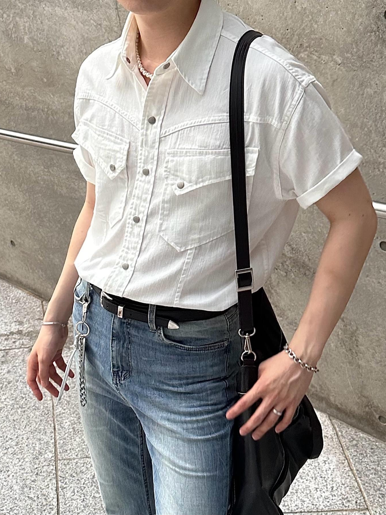 Matin Kim Big Coating Tote Bag Black, Tiffany & Co. Return To Tiffany Heart Tag Toggle Bracelet Silver 착용 스타일 - 4
