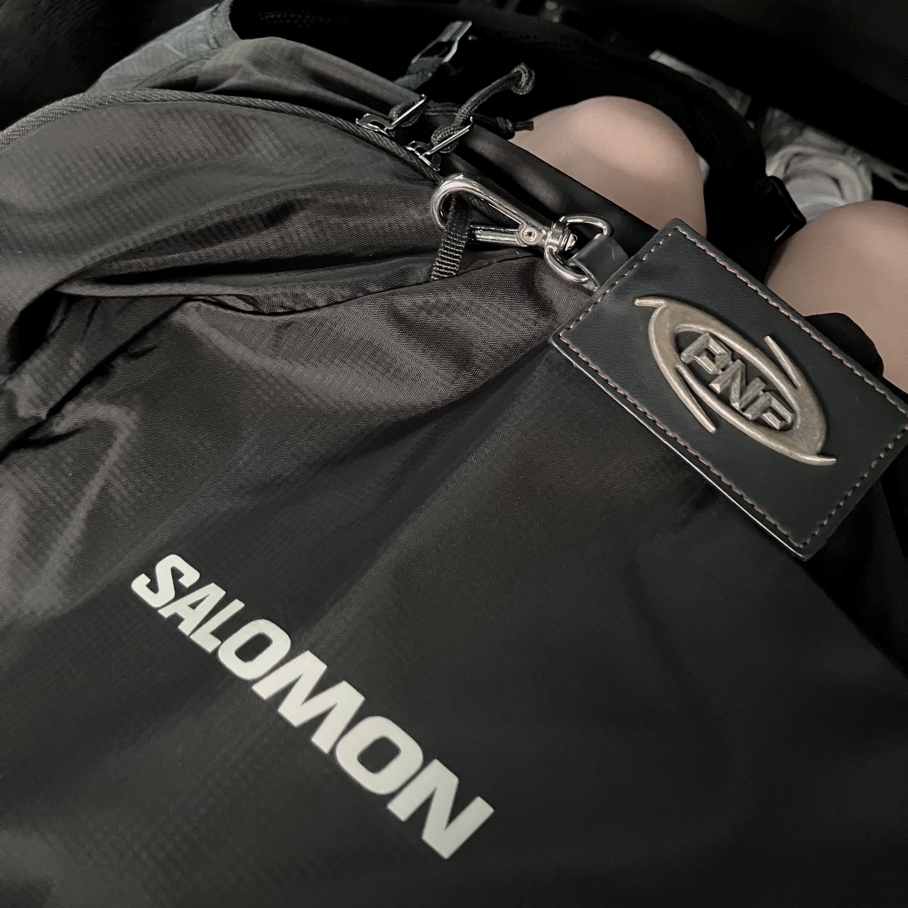 Salomon Trailblazer 10 Black, (W) Nike Air Force 1 '07 Low White 착용 스타일