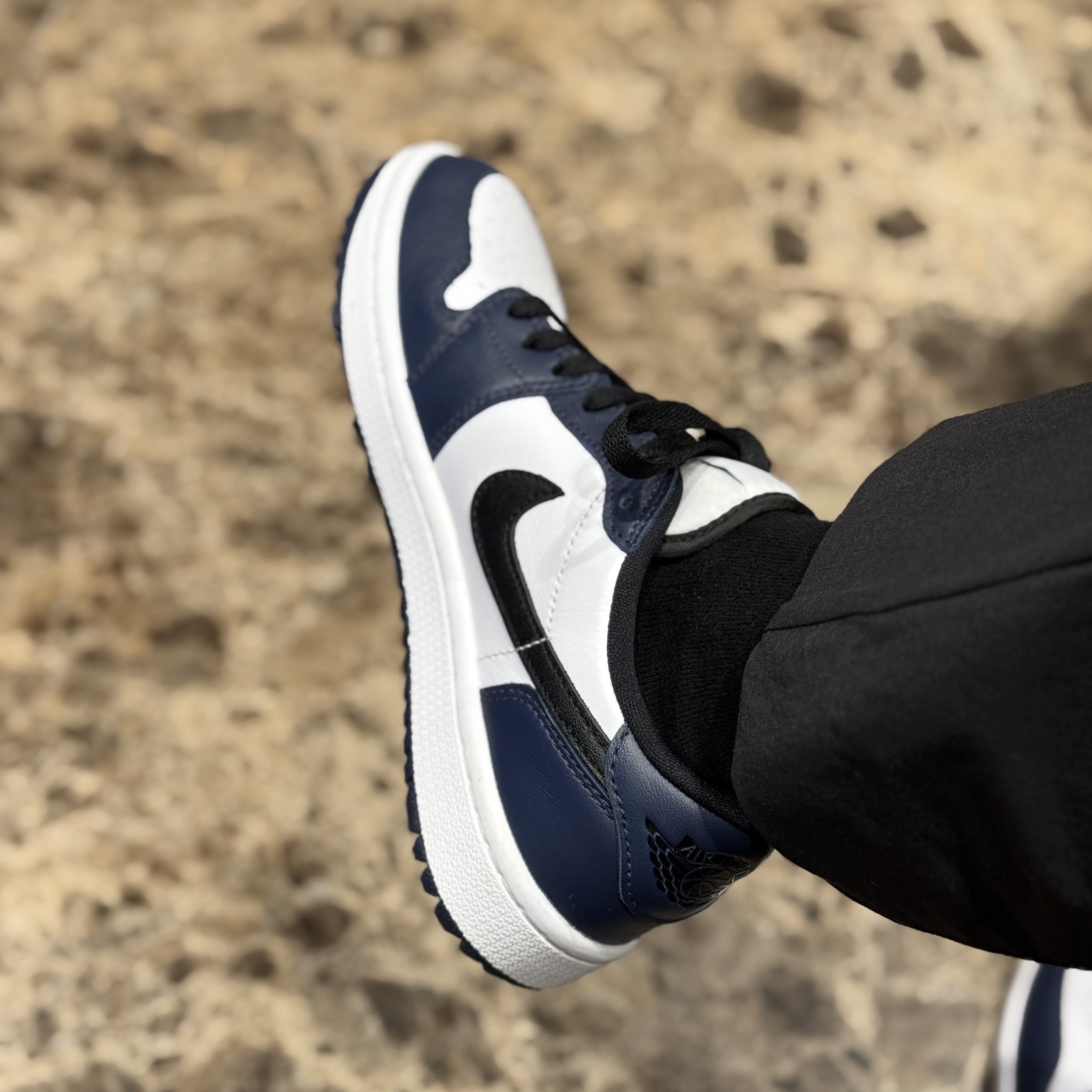 Jordan 1 Low Golf Midnight Navy 착용 스타일
