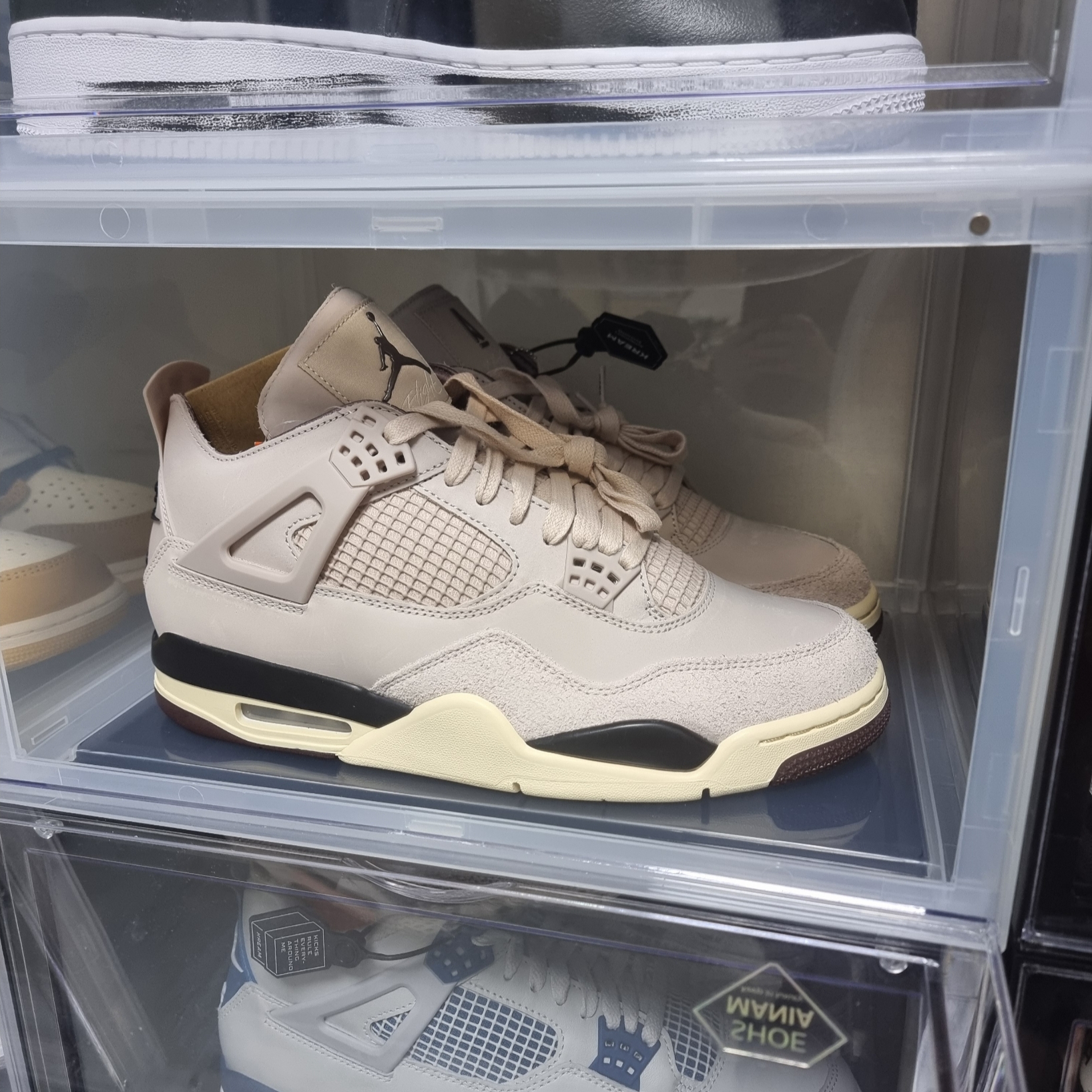 (W) Jordan 4 x A Ma Maniere Retro OG SP W.Y.W.S. 착용 스타일