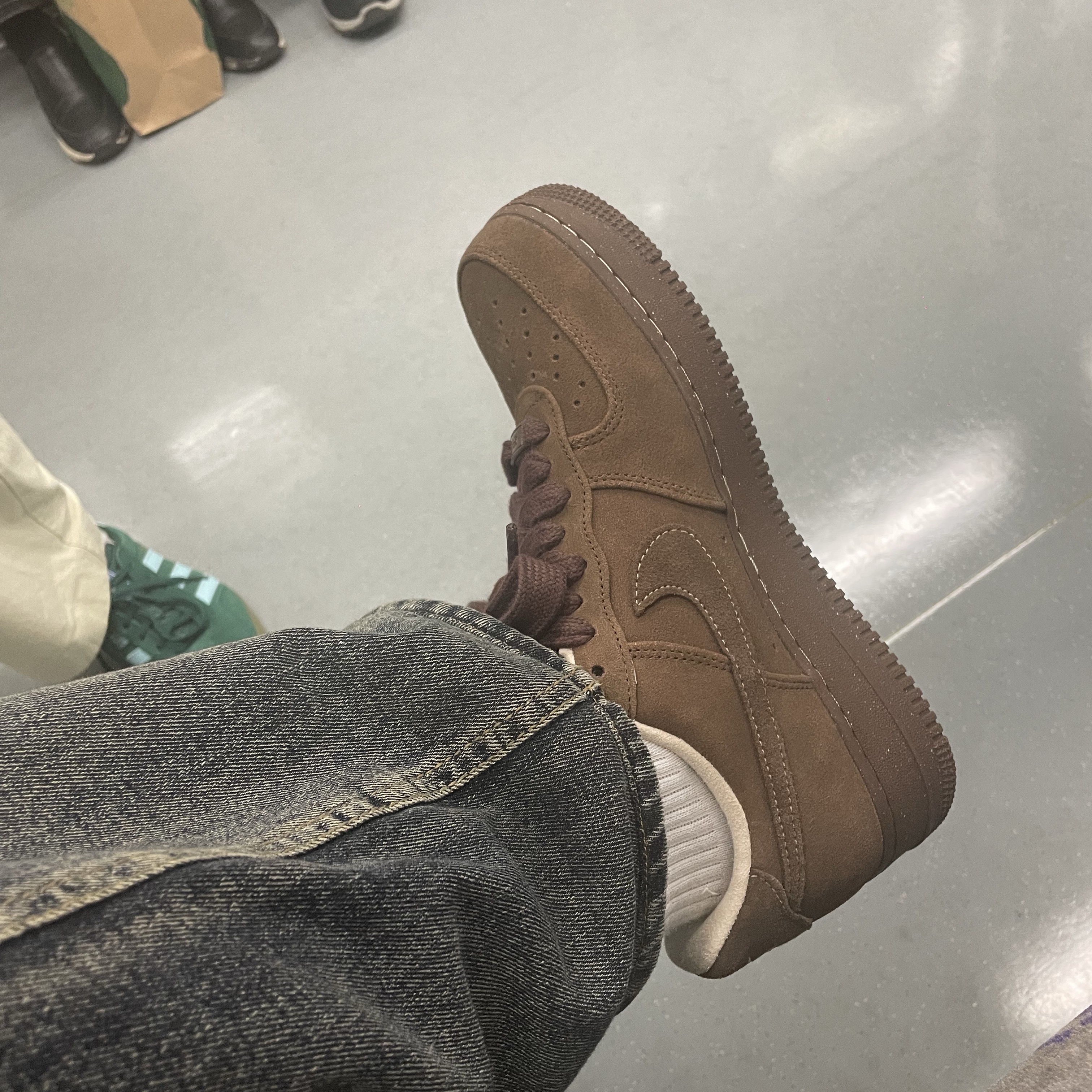 (W) Nike Air Force 1 '07 Cacao Wow 착용 스타일