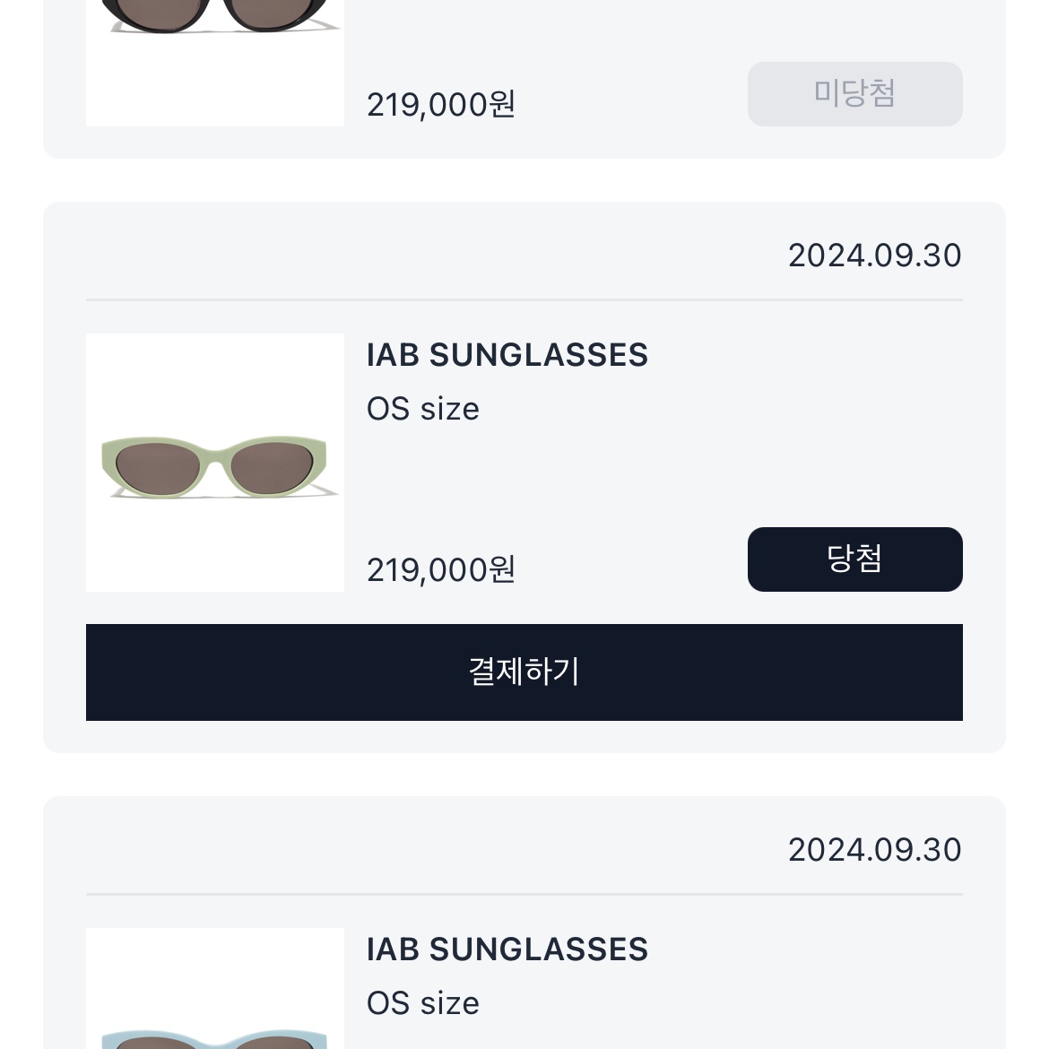 IAB Studio Sunglasses Shade-2 Ash Green 착용 스타일