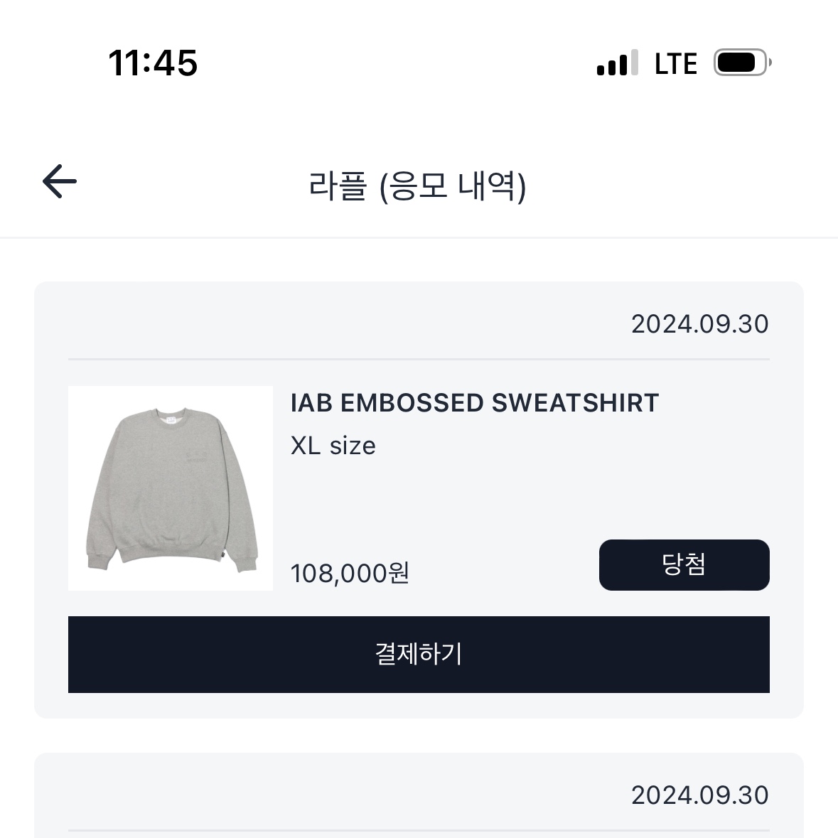 IAB Studio Embossed Sweatshirt Gray 착용 스타일