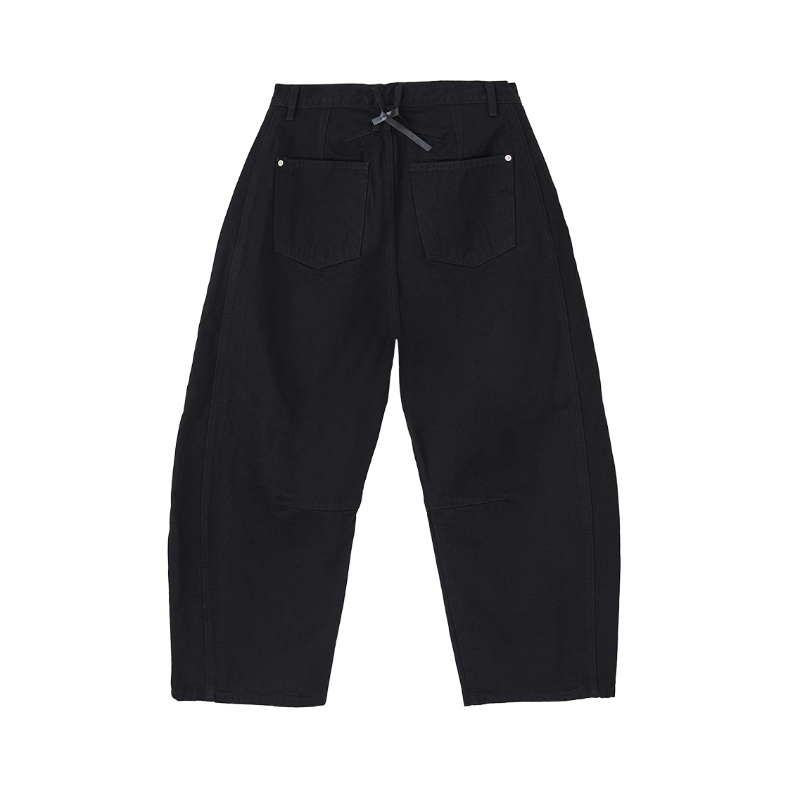 하이투 배럴핏 와이드 데님팬츠 블랙(HYII Barrel Fit Wide Jeans Black) - 2