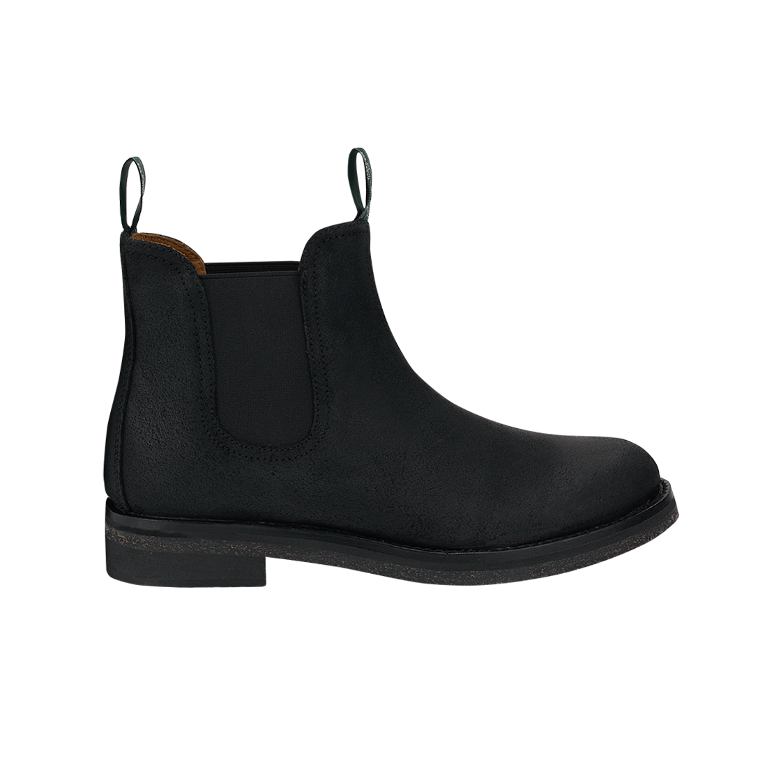 KM4CSOBRL14BK [30%적립] Polo Ralph Lauren Suede Chelsea Boots Black - 24FW
