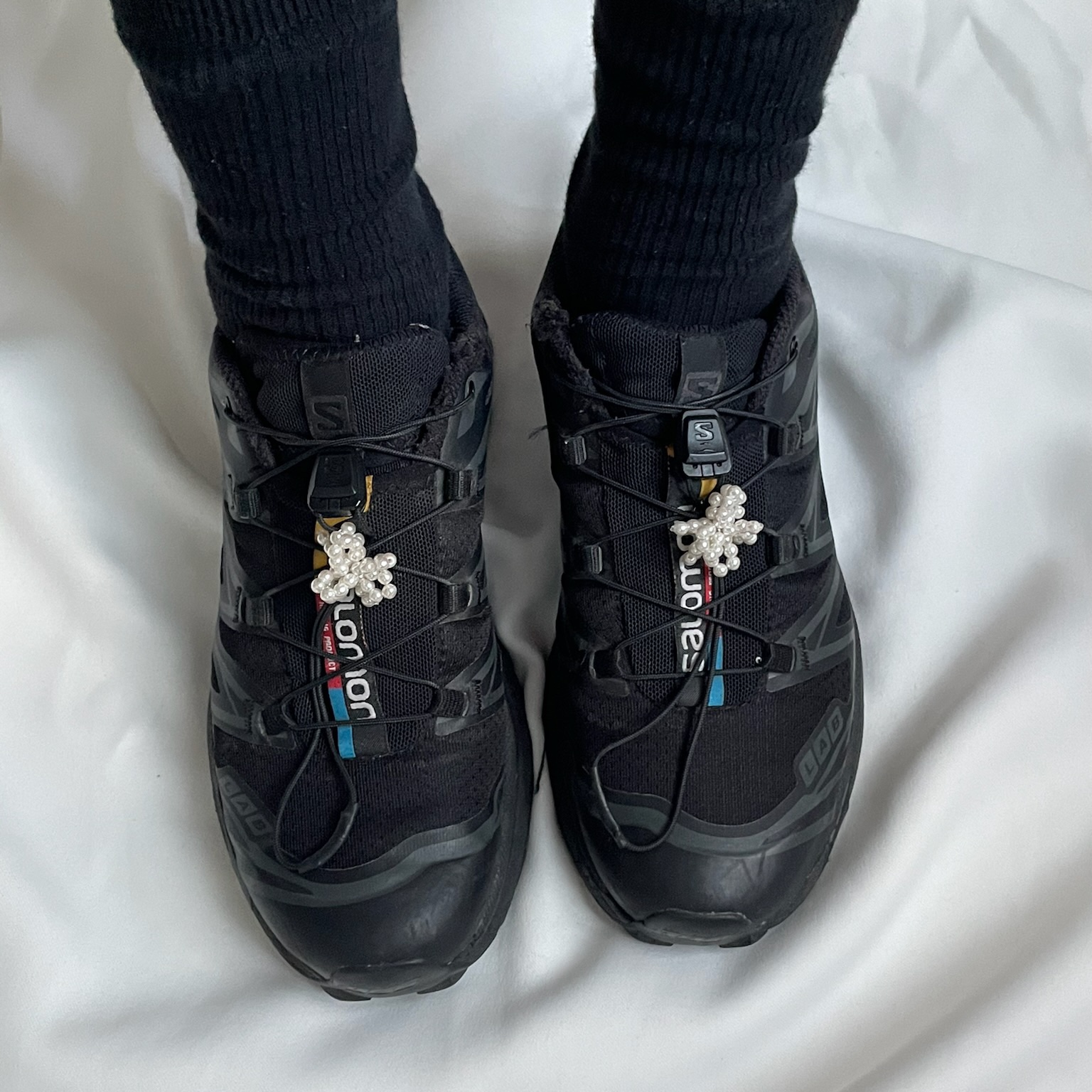 Salomon XT-6 ADV Black 착용 스타일 - 2