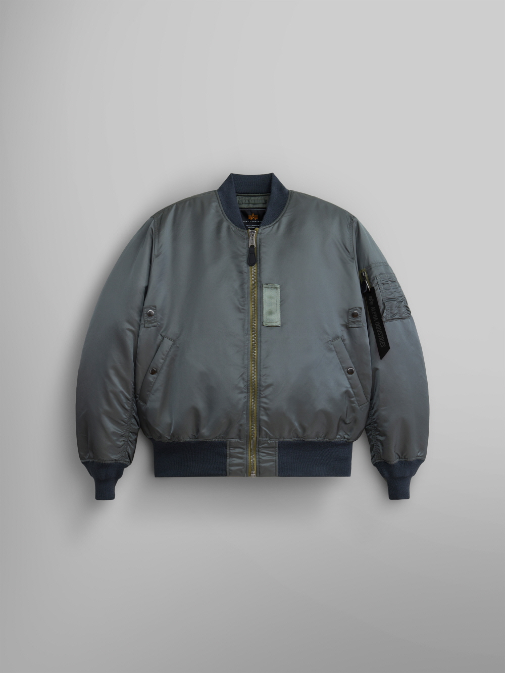 ピ*ス様 63年モデル　60s MA-1 フライトジャケット 알파인더스트리 1960s MA-1 플라이트 재킷 필드 그레이 | ALPHA